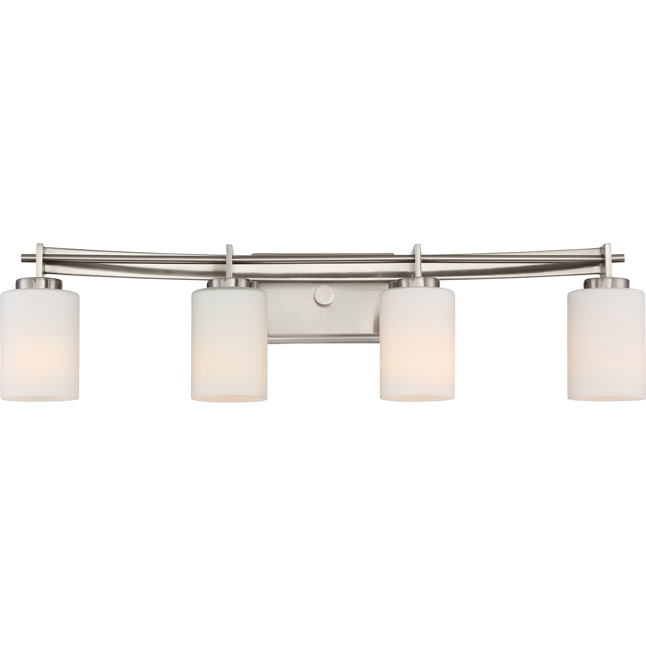 Quoizel TY8604BN Taylor 30-in 4 -Light Brushed Nickel Transitional Vanity light
