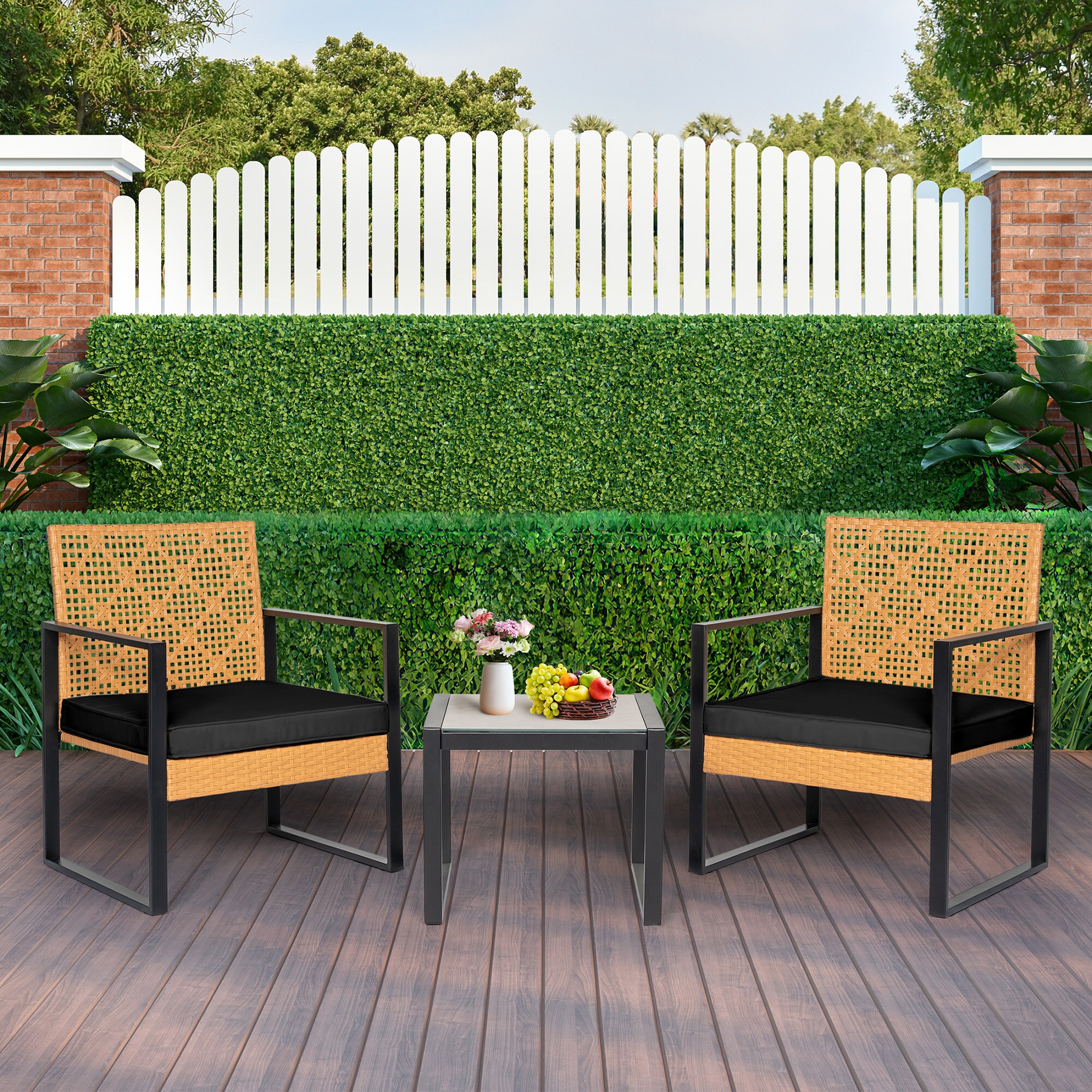 Grearden ZHNF141-BK Patio-Conversation-Sets - View #4