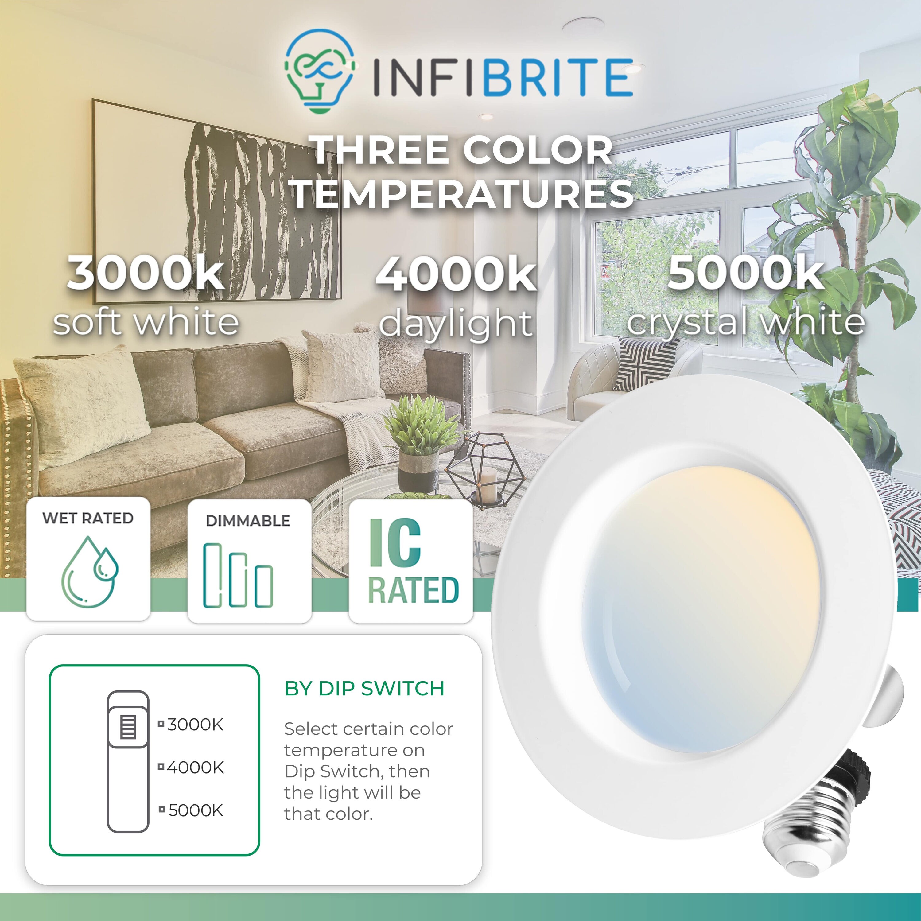 Infibrite IB-005-7-9W-HL-6PK Recessed-Kits - View #6
