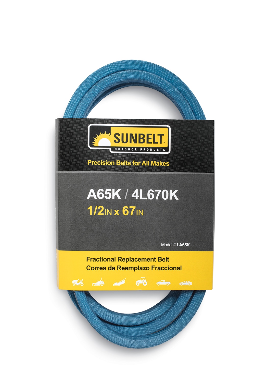 Sunbelt A65K Deck/Drive Belt for Multiple in the Lawn Mower Belts ...