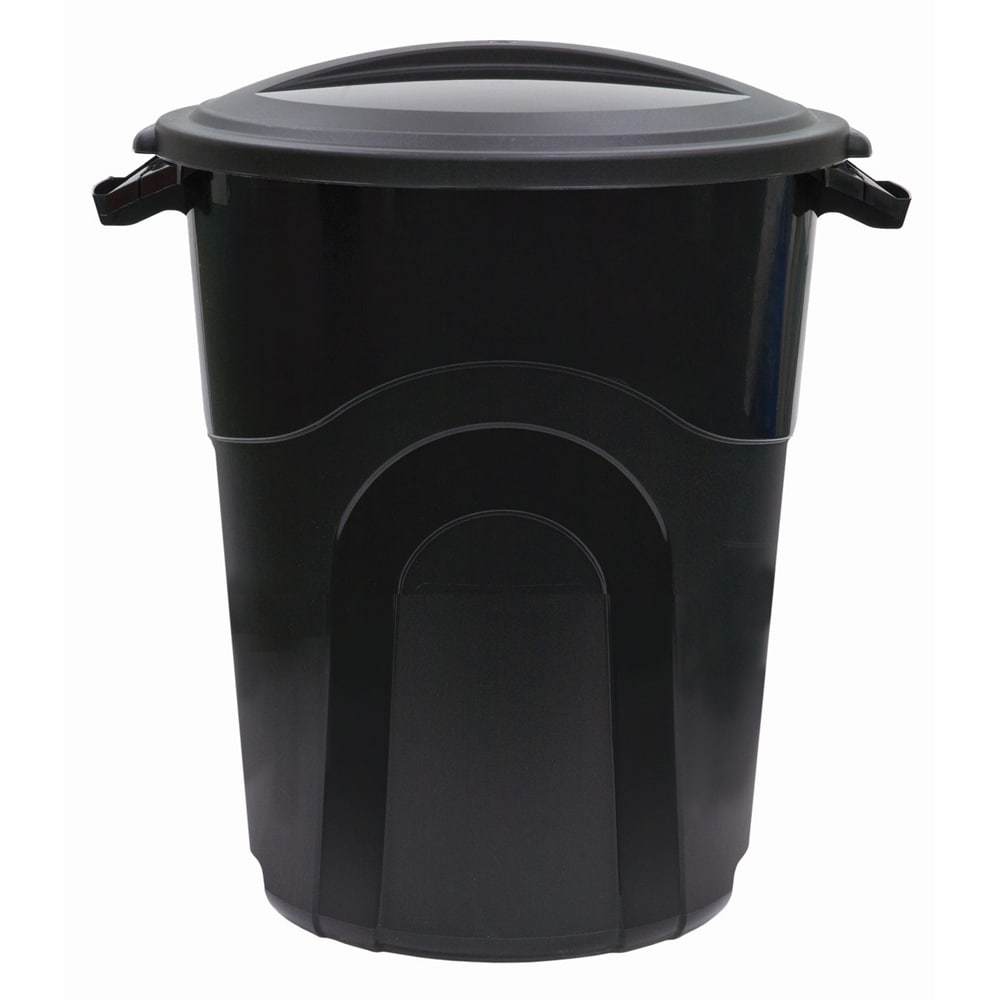 Basics 32 Gallon Trash Can Liner Black 150-Count 1.1 mil Lawn and Leaf 