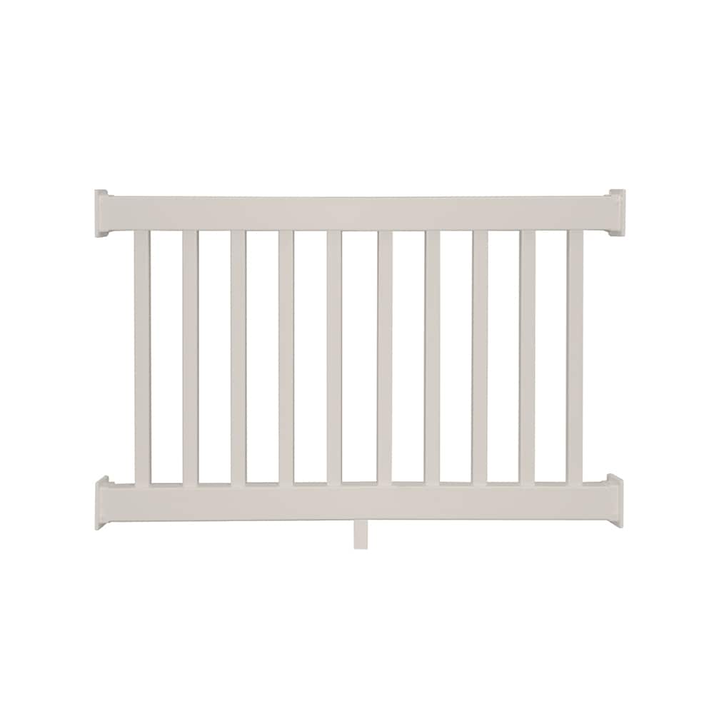 Weatherables Greenwich 6-ft x 36-in Tan Vinyl Deck Rail Kit #CTR-R36-E6