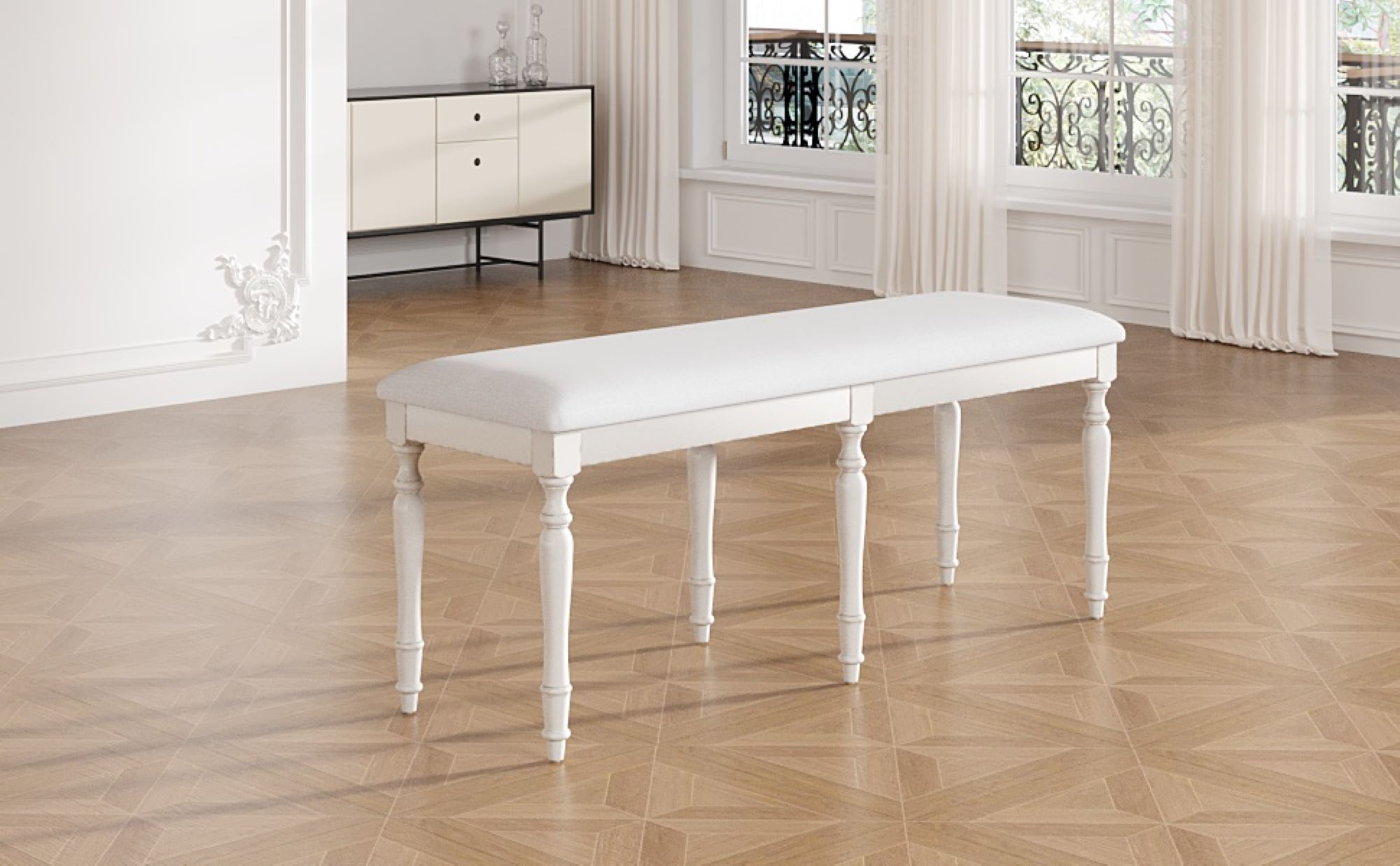 ModernLuxe L-N717P170409D Dining-Benches - View #2