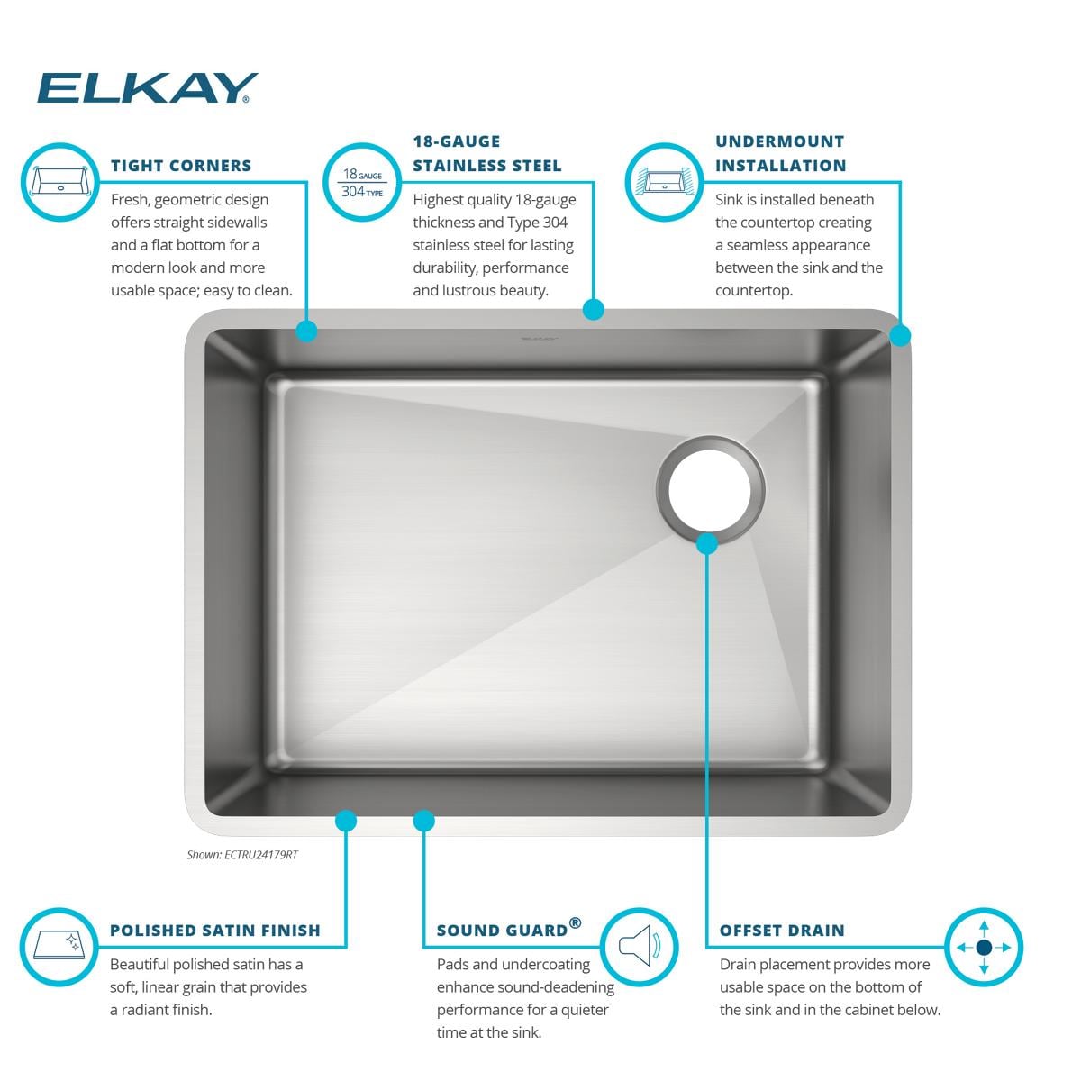 Elkay ECTRU24179RT Kitchen-Sinks - View #6