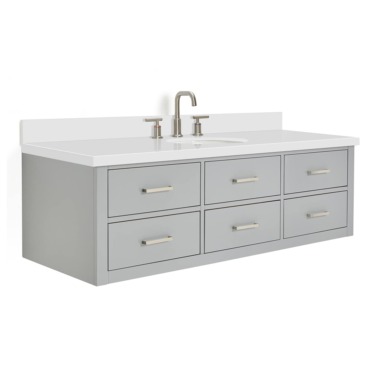 ARIEL W061SWQOVOGRY Bath-Vanity-Combo - View #3