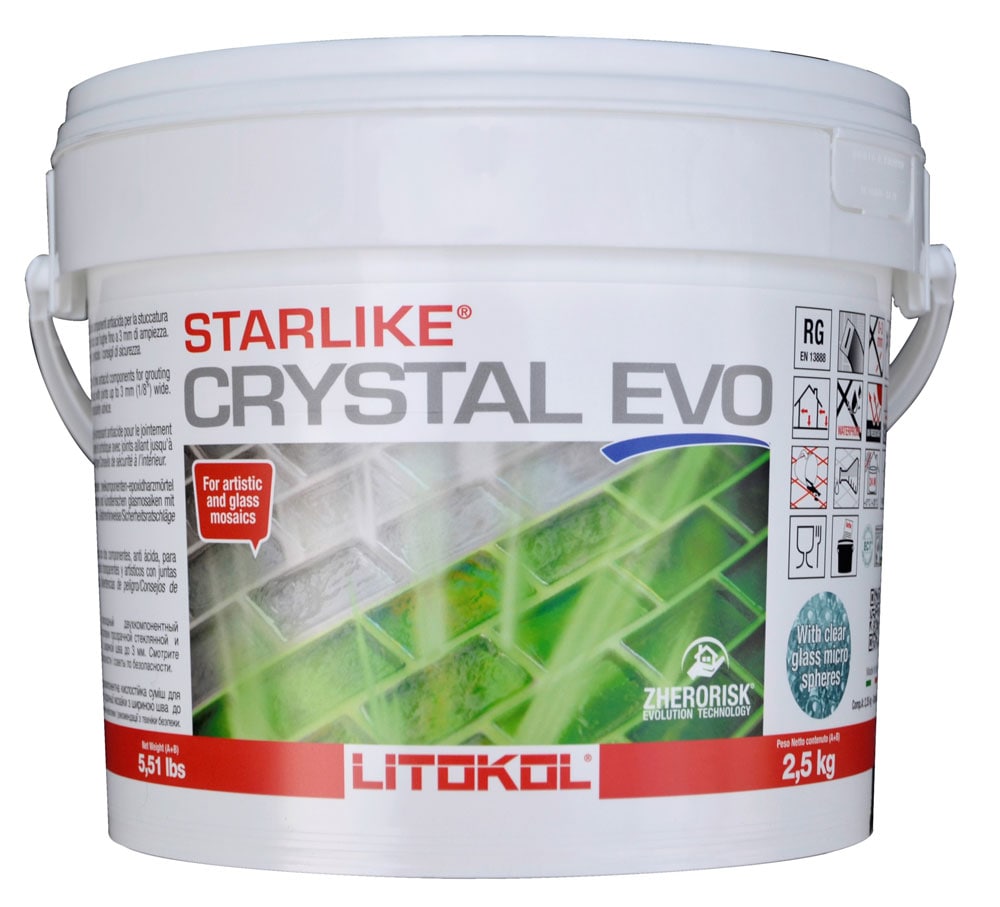 The Tile Doctor Starlike Crystal Evo 700 Glass 5.5-lb Translucent Glass Epoxy Grout