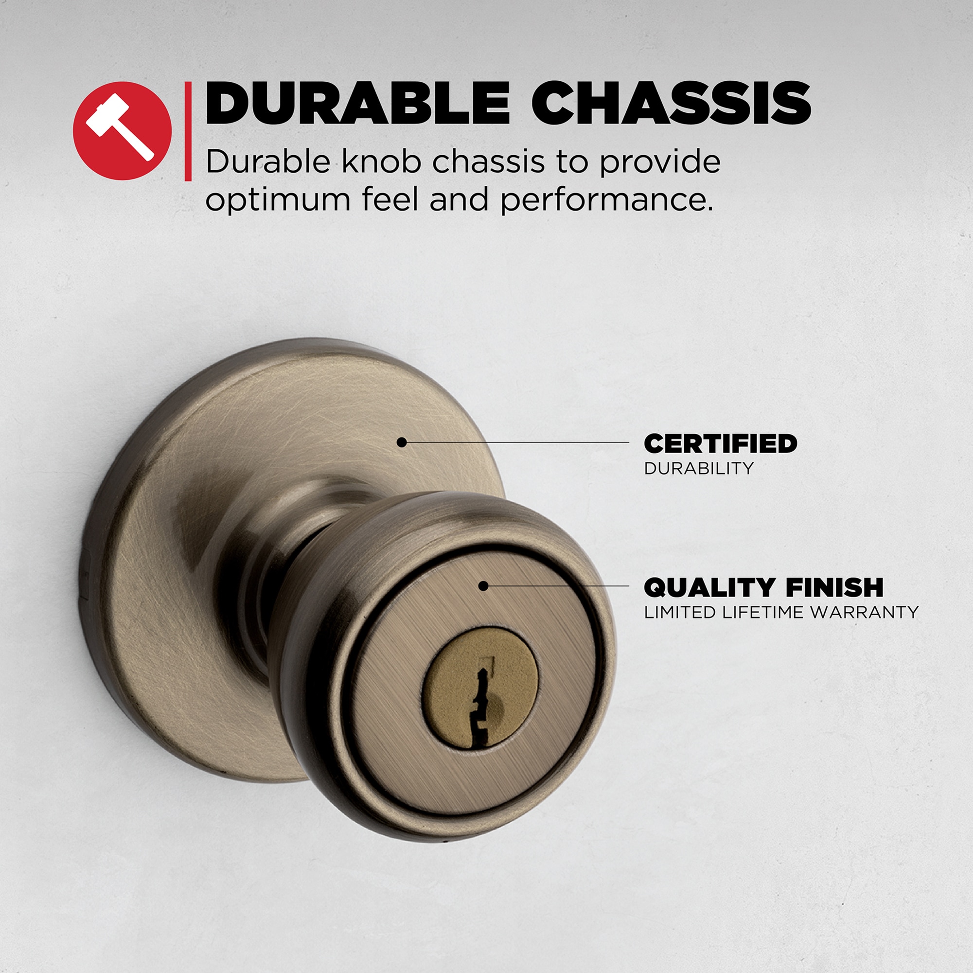 Kwikset 400T 5 CP K6 Door-Knobs - View #4