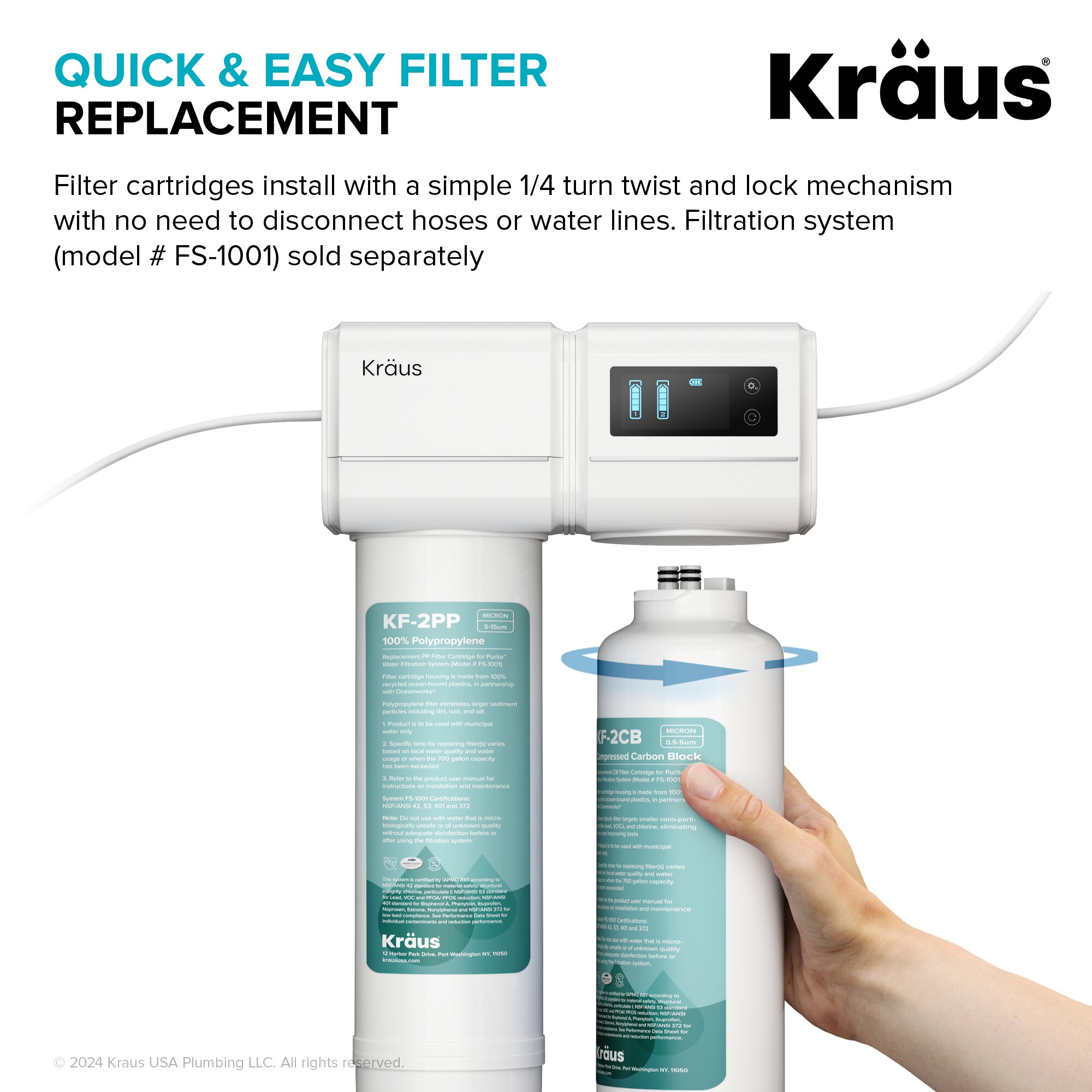 Kraus FC-101 Replacement-Water-Filters-Cartridges - View #6