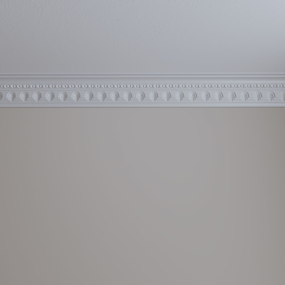 4 3/8"H x 2 7/8"P x 5 1/4"F x 94 1/2"L, (2" Repeat) Heaton Crown Moulding