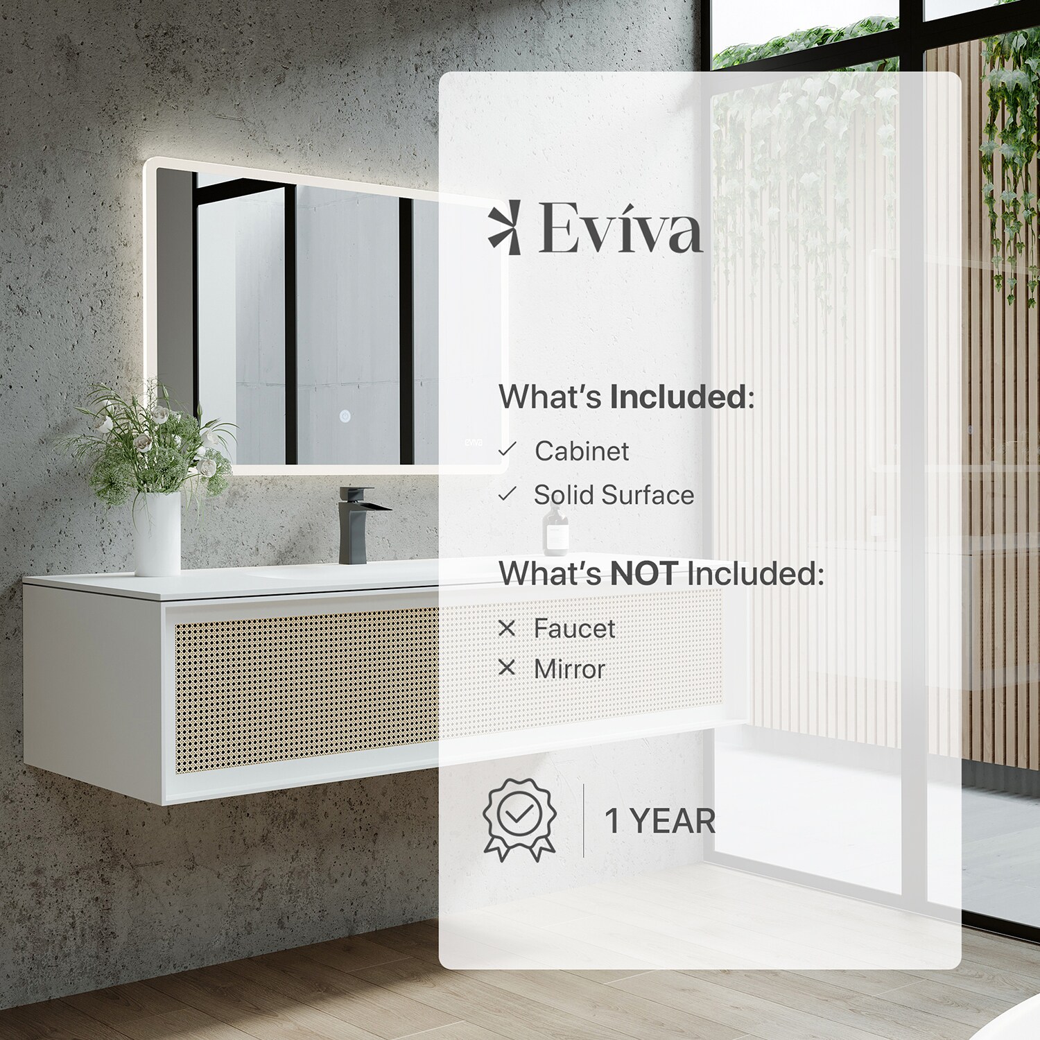 Eviva EVVN116-44NOK/WH Bath-Vanity-Combo - View #7
