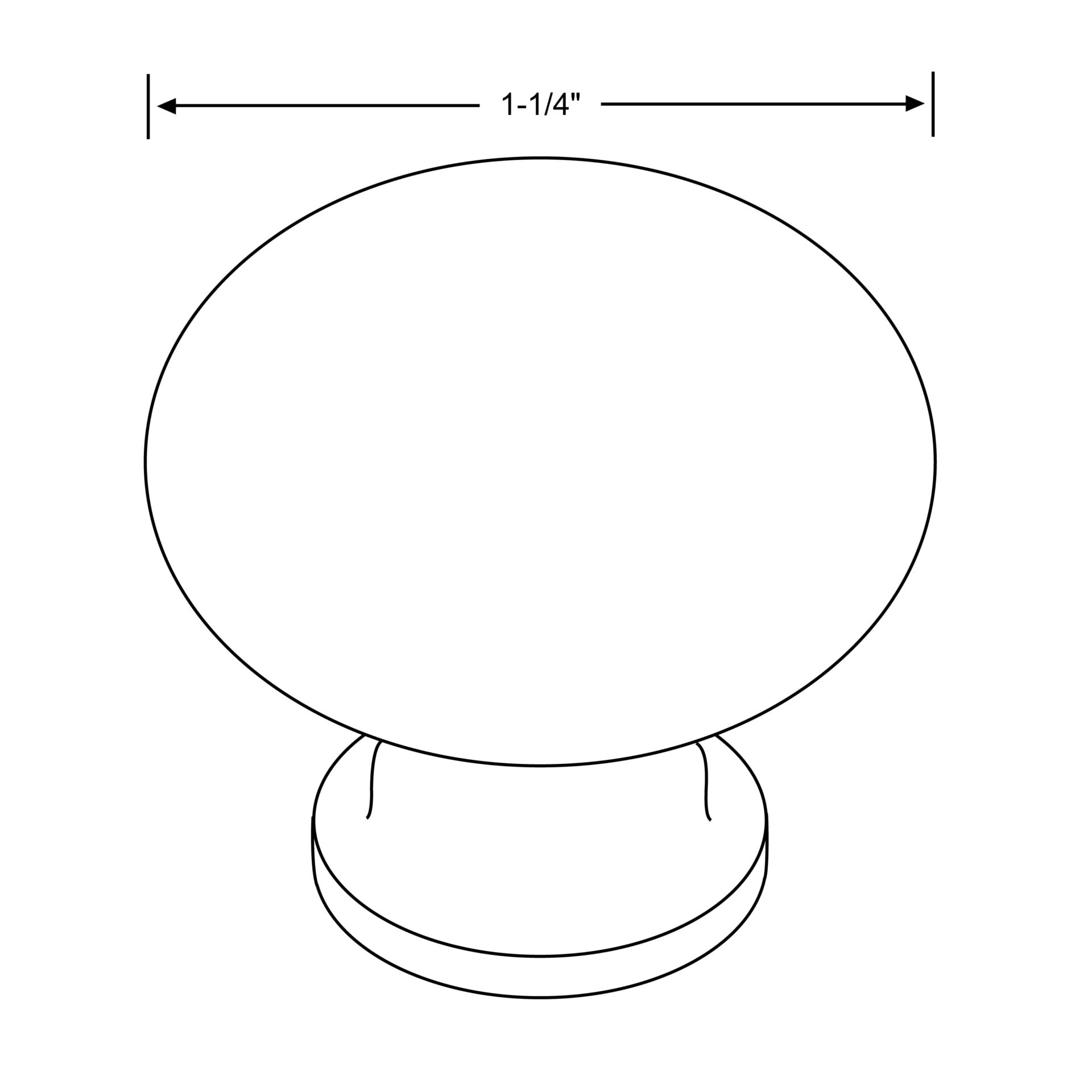 Richelieu BP3923AE Cabinet-Knobs - View #4