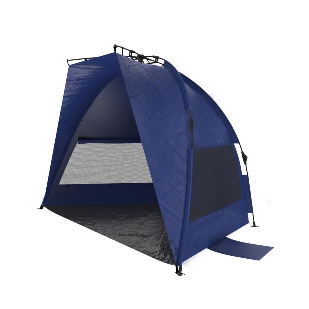 om forladelse royalty repræsentant Leisure Sports Pop Up Beach Tent with UV Protection, Navy Polyester  1-Person Tent in the Tents department at Lowes.com