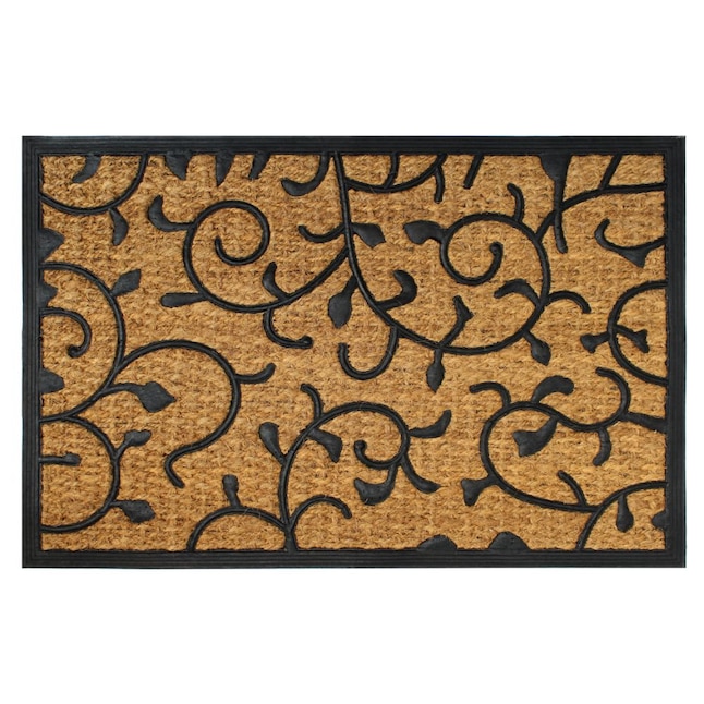 Extra Thick Home Woven Door Mat All Natural Coir 36 x 24 inch 