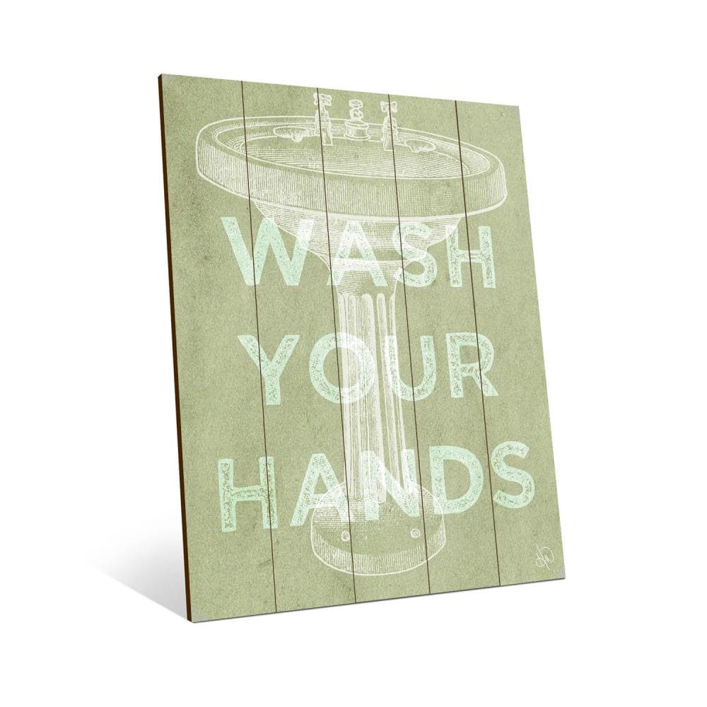 Wash Your Kappa Rectangle Wall Art at Lowes.com