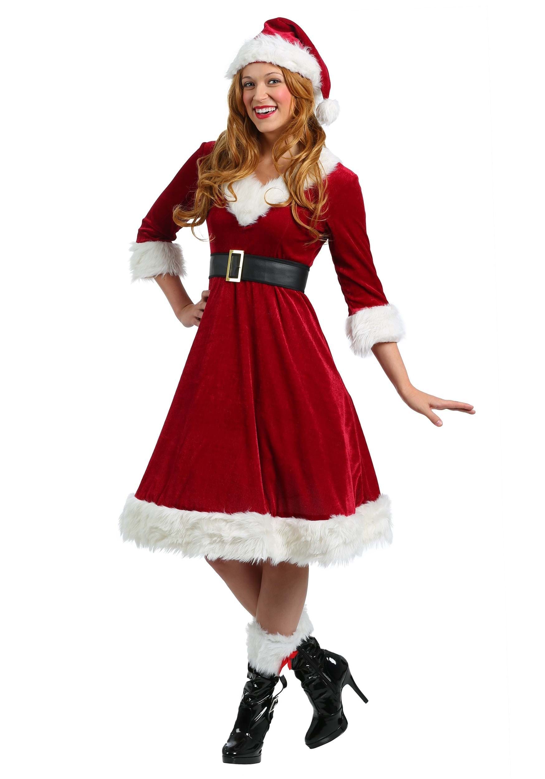 HalloweenCostumes.com FUN3099AD-M FUN Costumes Santa Claus Sweetie Women's Costume Christmas Costumes Medium