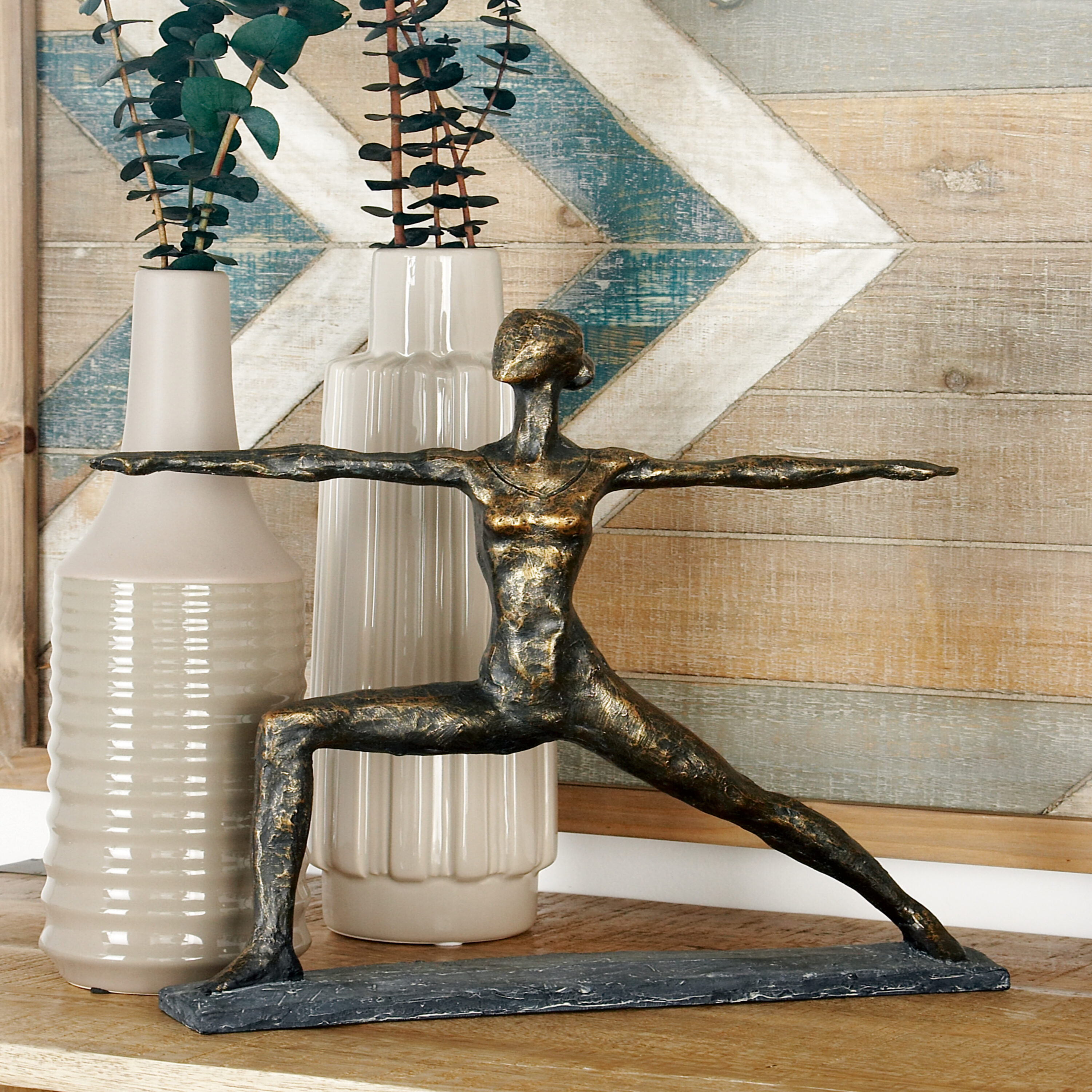 Grayson Lane 58351 Gold Polyresin Modern Sculpture