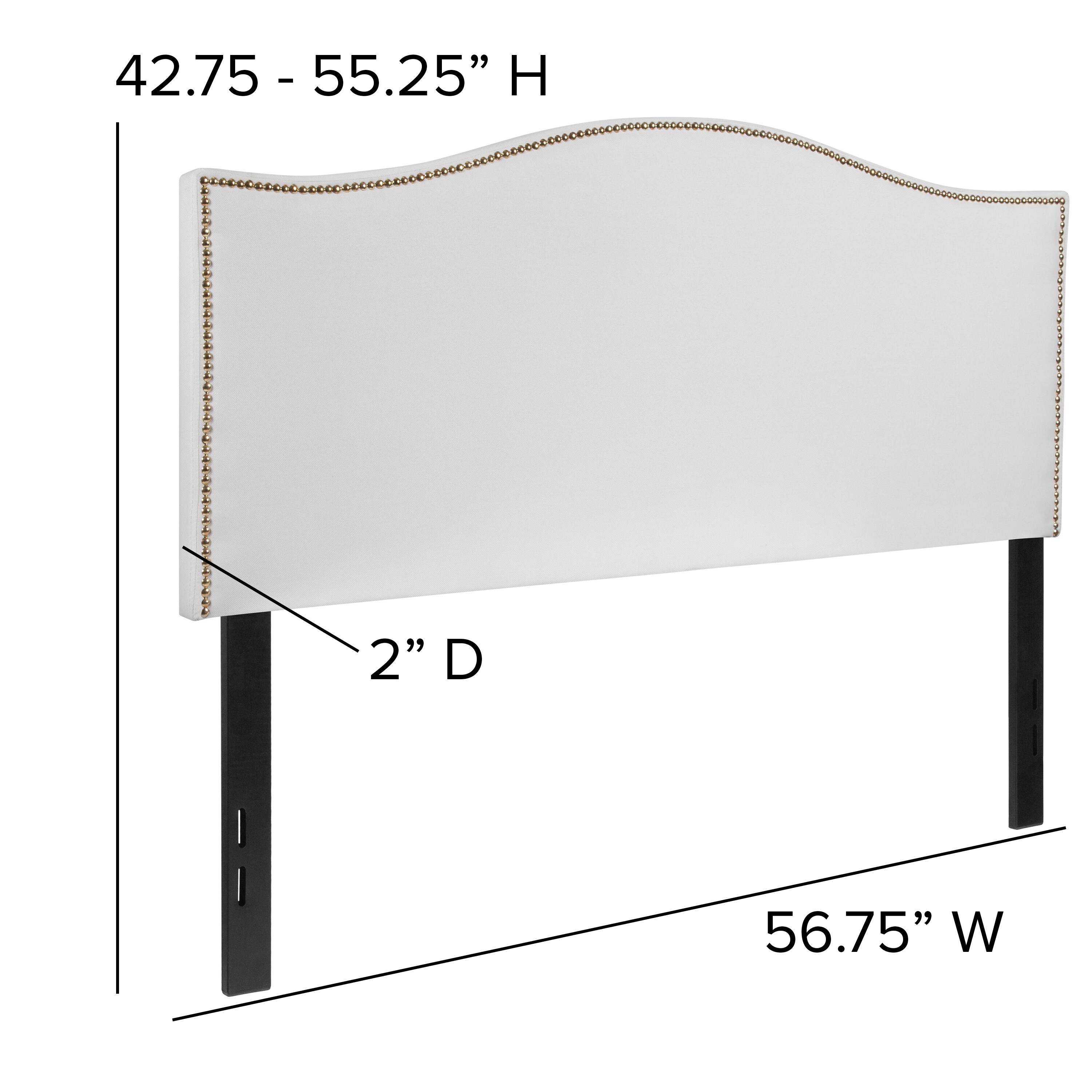 Emma + Oliver 889142474517 Upholstered-Headboards - View #4