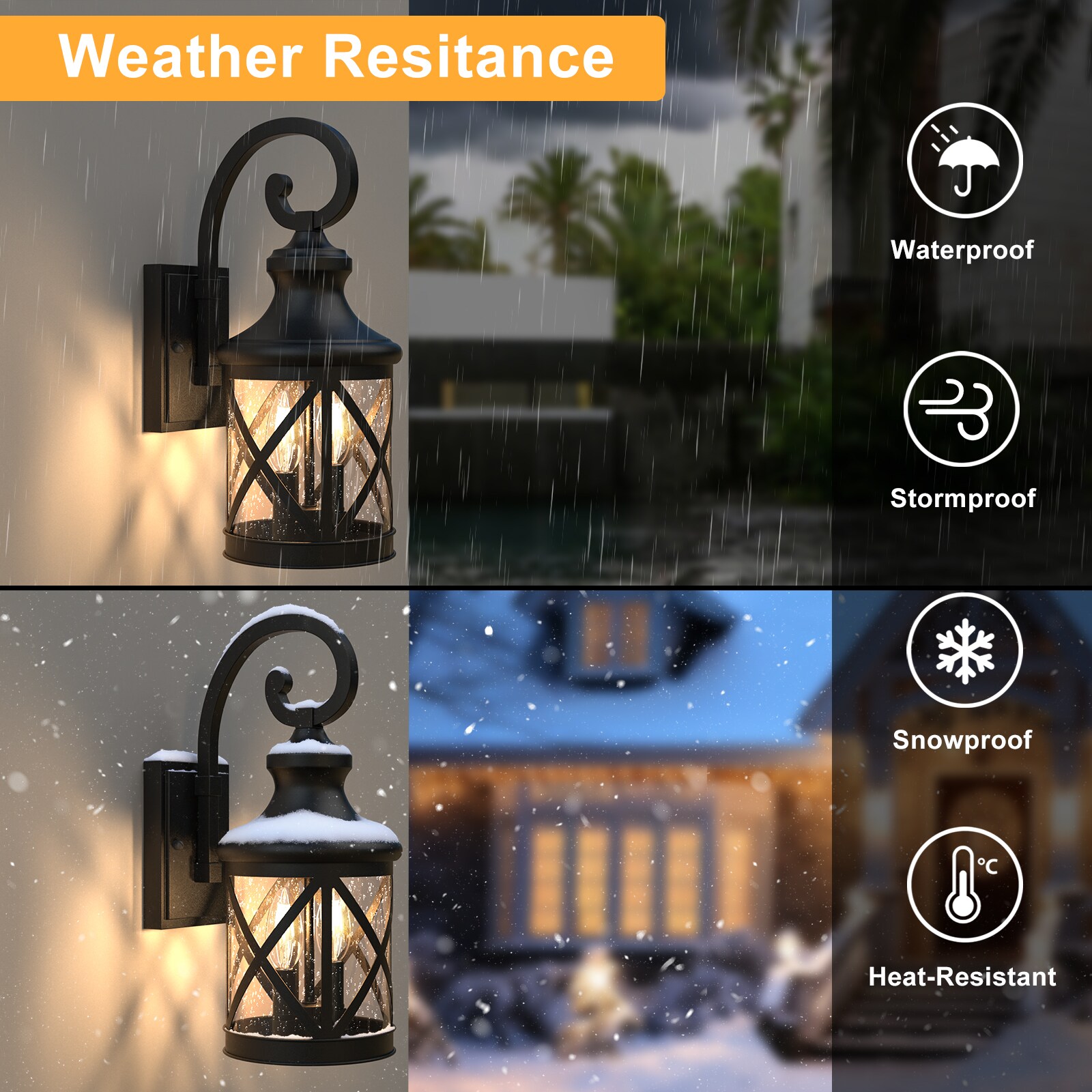 Maxax 7017-2BK Outdoor-Wall-Lighting - View #5