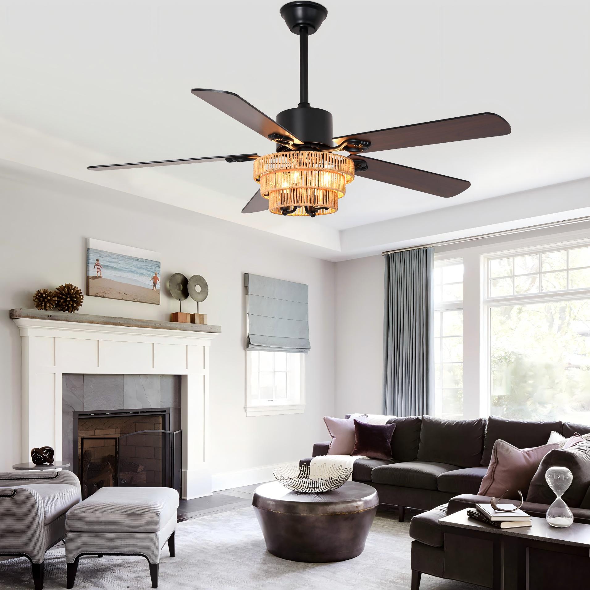 Oaks Decor DC5221OKEL Ceiling-Fans - View #3