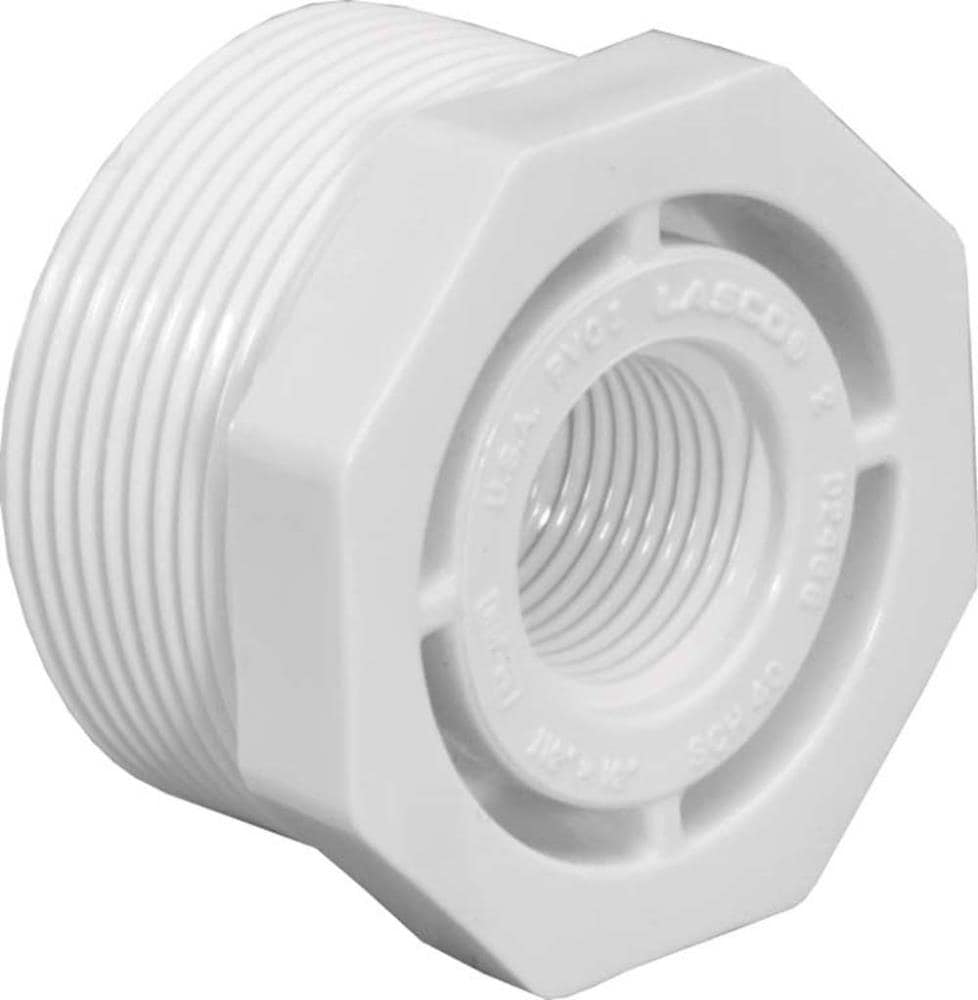 LASCO 439211RMC 1-1/2 x 1-in Schedule 40 PVC Reducing Bushing