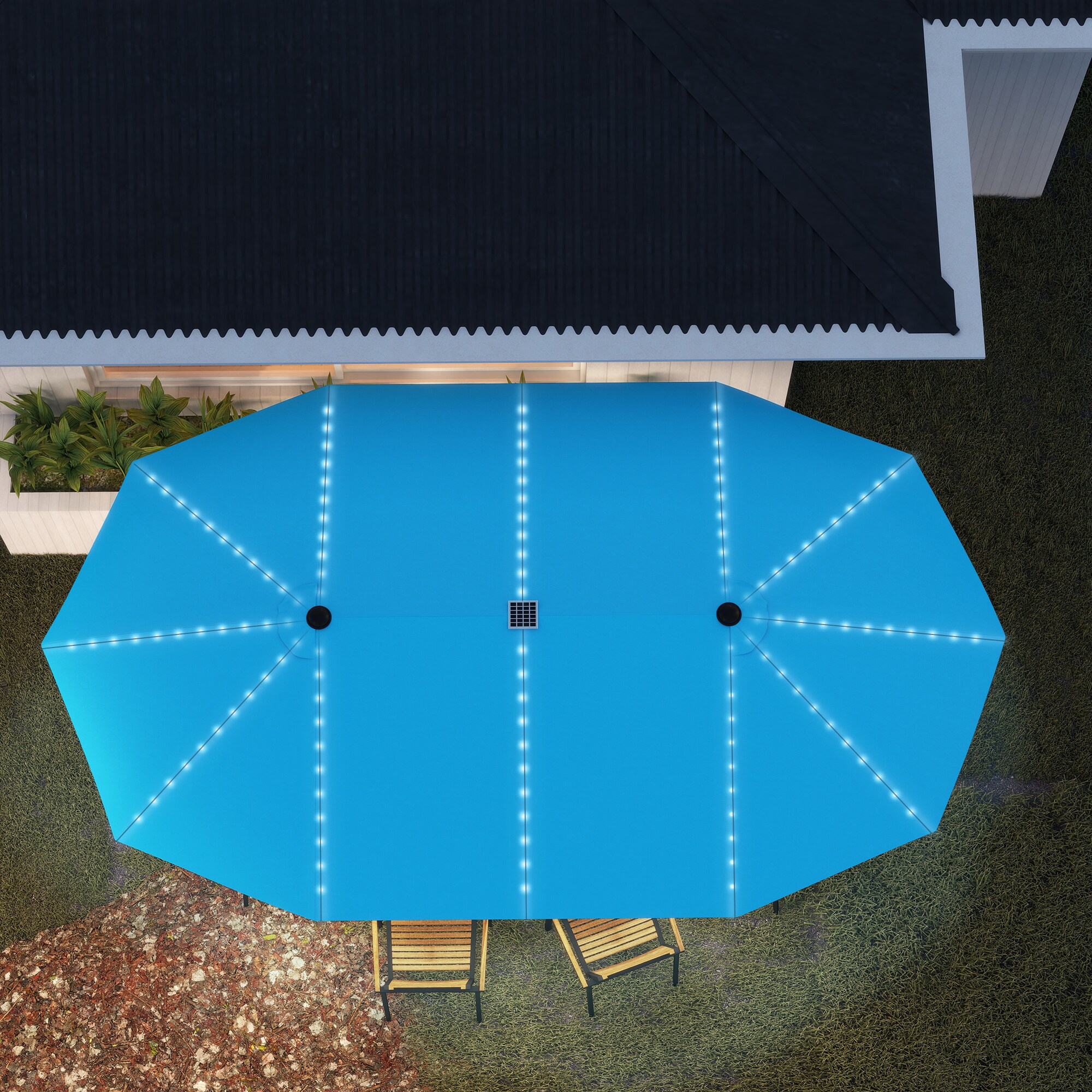 Outsunny 84D-438V00LB Umbrellas-2 - View #4