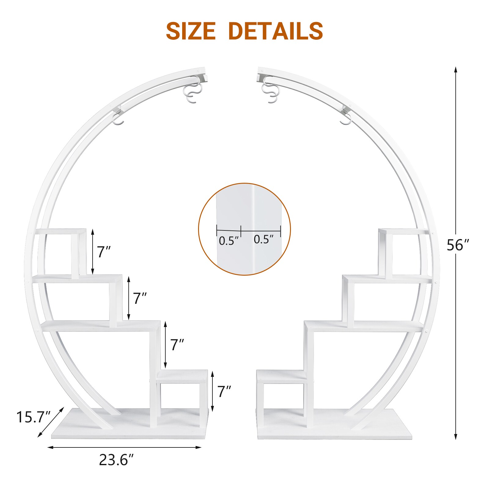 IdealHouse CO-J2VOWFE1M9TQ Plant-Stand - View #3