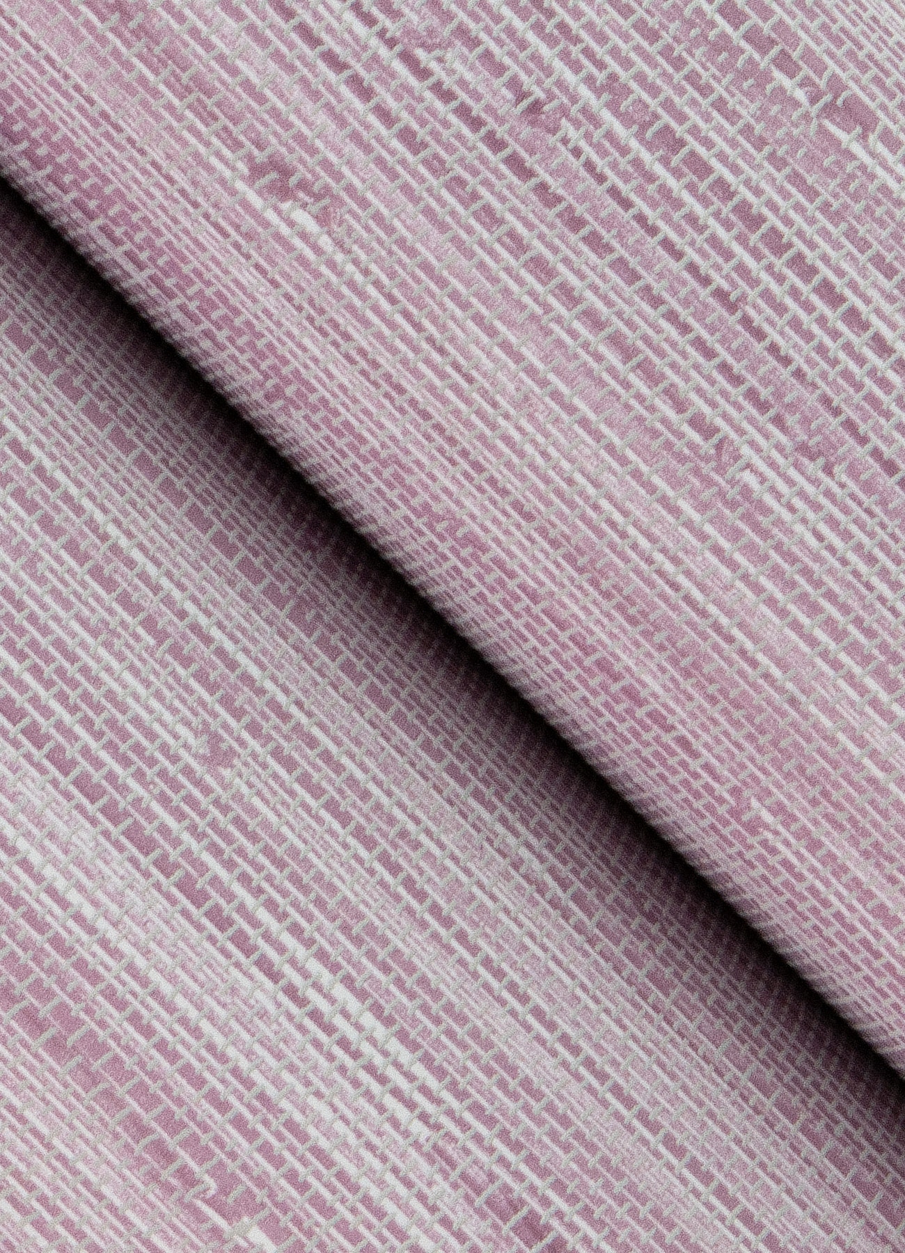 Lilac Faux Grasscloth Peel and Stick Wallpaper Roll