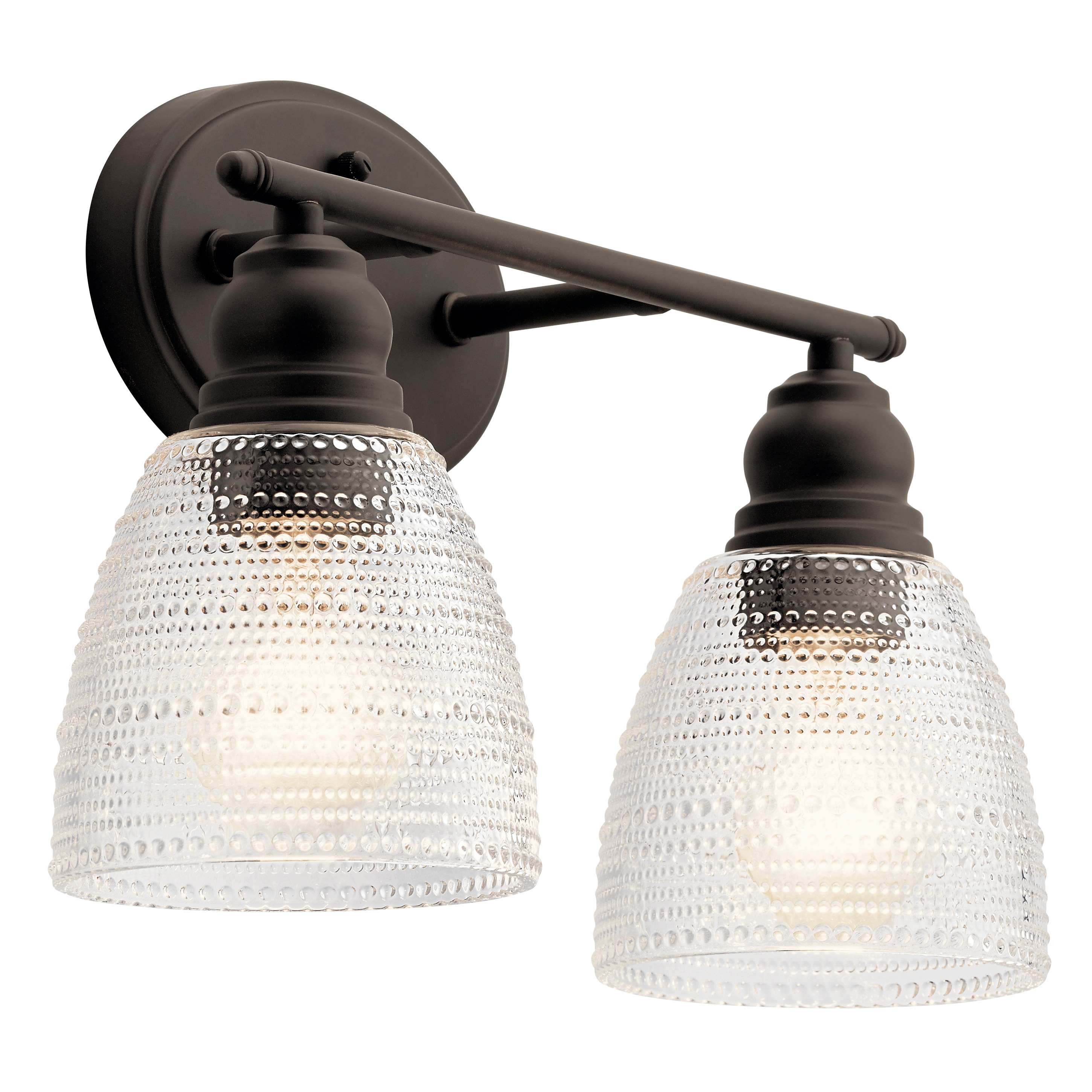 Kichler 45696OZ Karmarie 15-in 2 -Light Bronze Transitional Vanity light