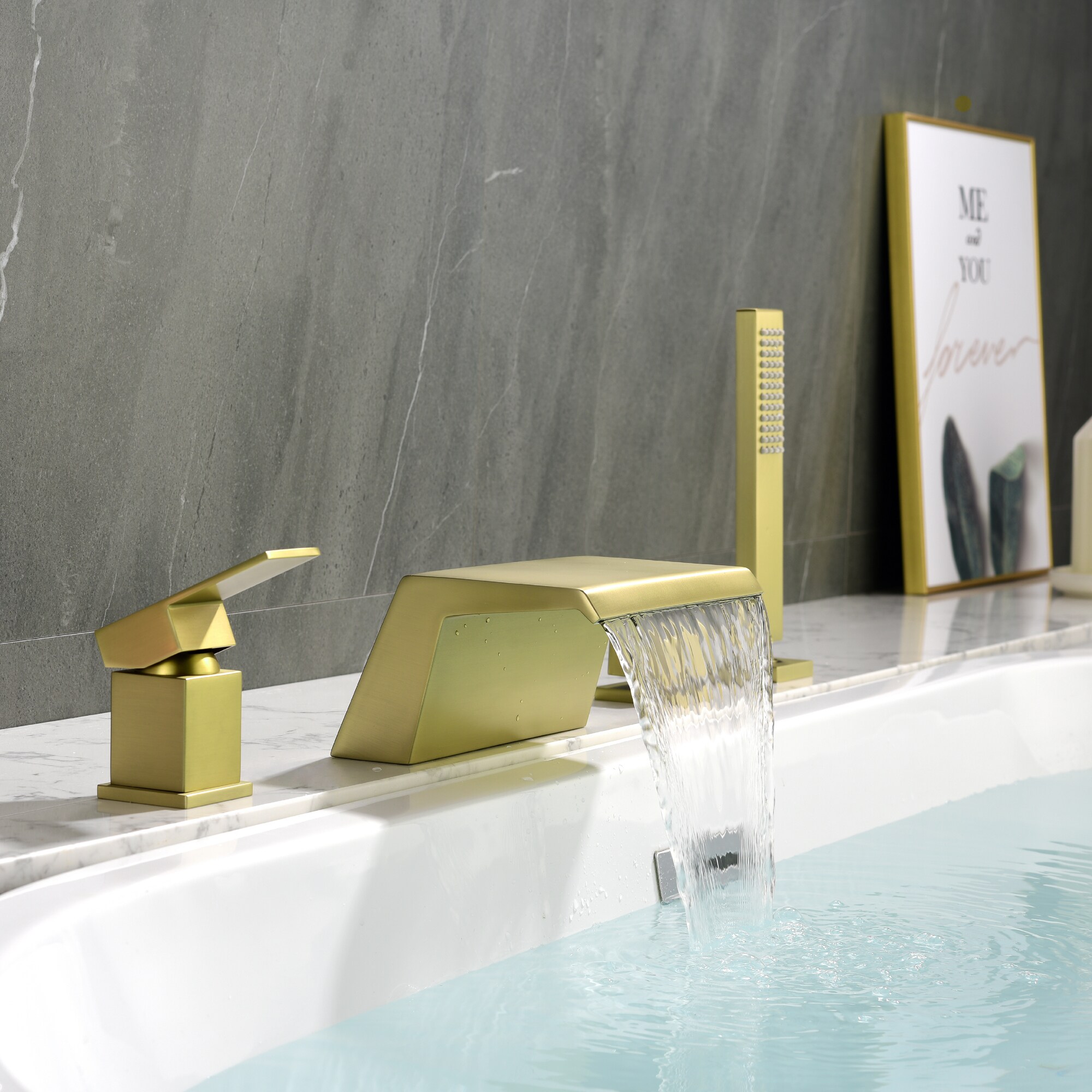 Clihome CSMD-BF17-21BG Roman-Tub-Faucets - View #2