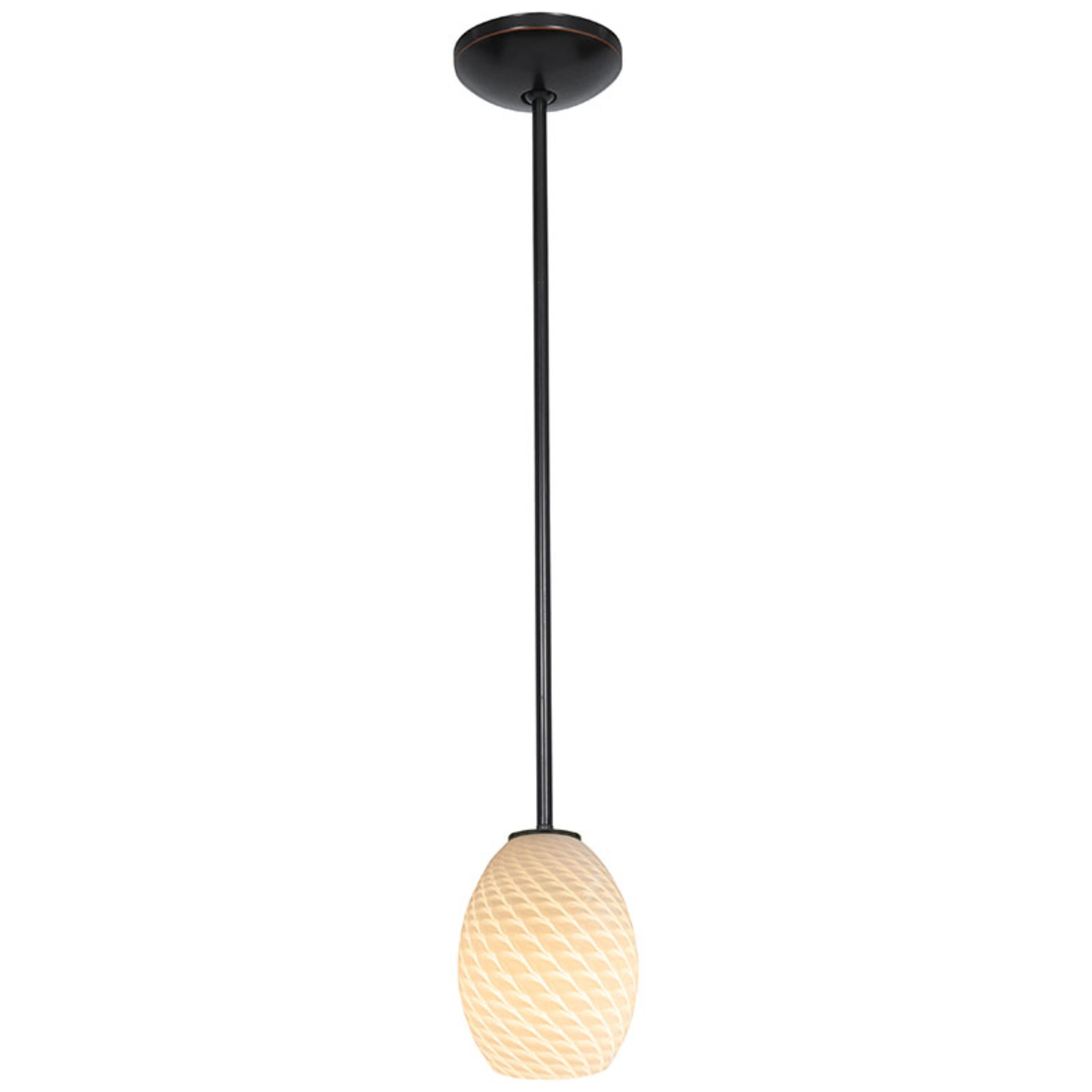 Access Lighting 28023-1R-ORB/WHTFB Pendant-Lights - View #3