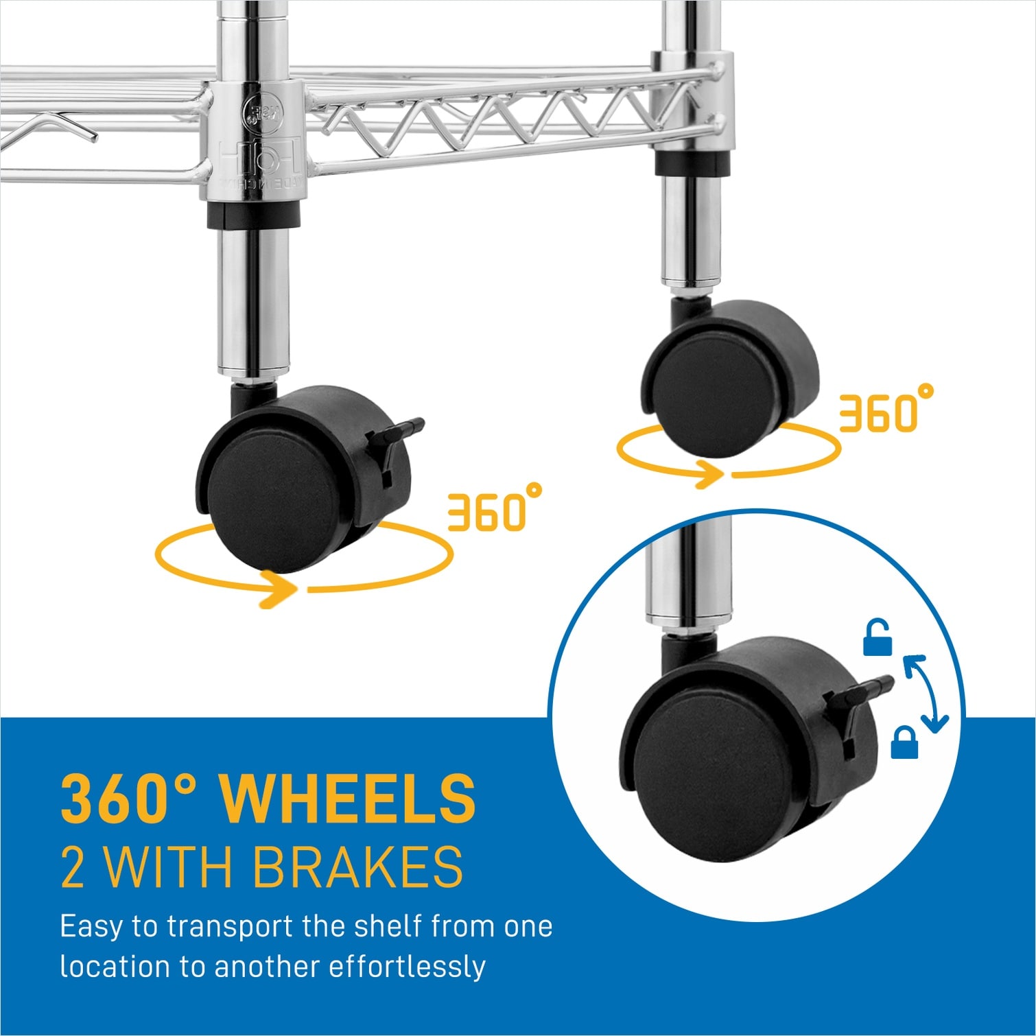 FlowLuxe 8IIXEBSWGRT9 Free-Standing-Shelving - View #3