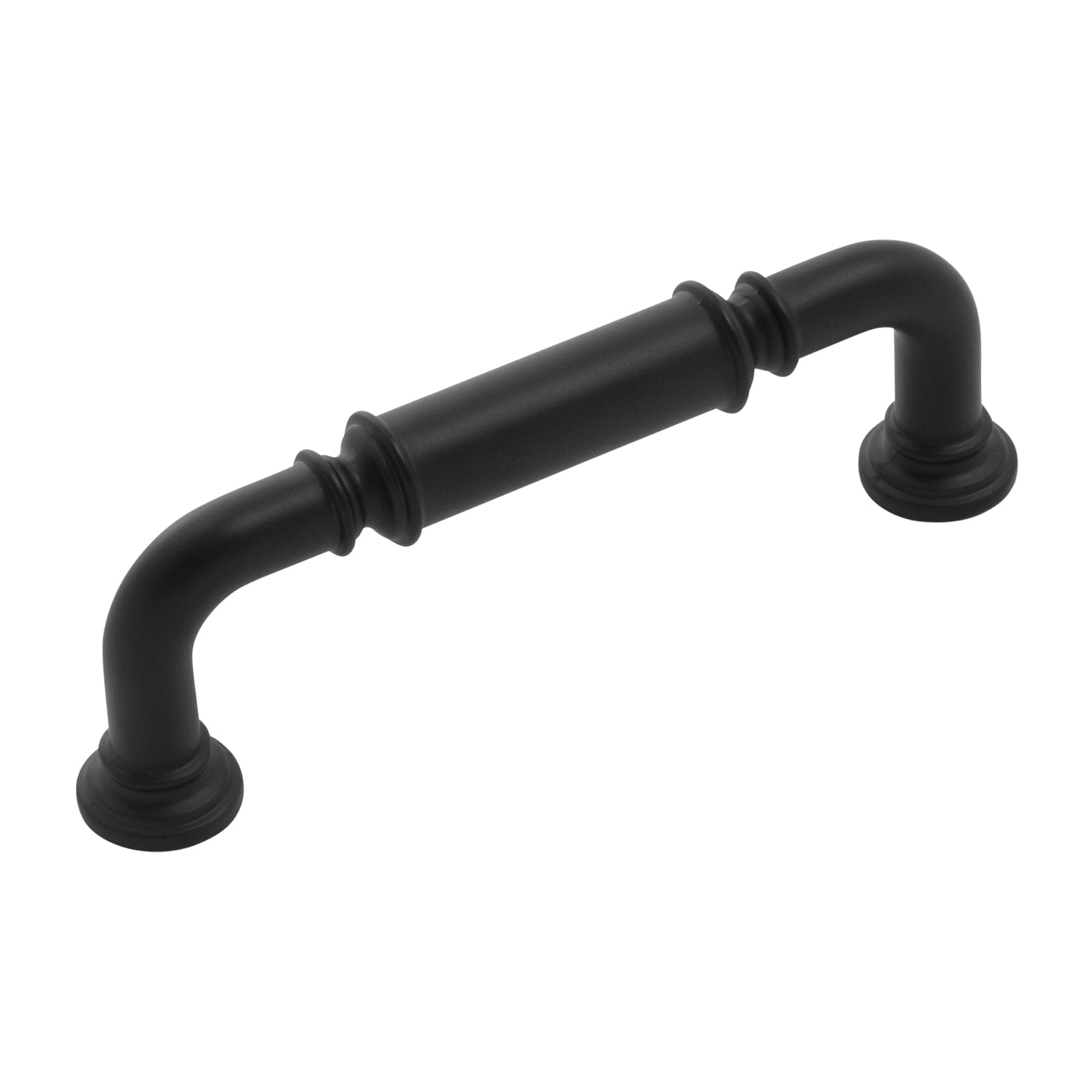 Belwith Keeler B079920-MB Berkshire 3-3/4-in , 96mm Center to Center Matte Black Rectangular Handle Drawer Pull