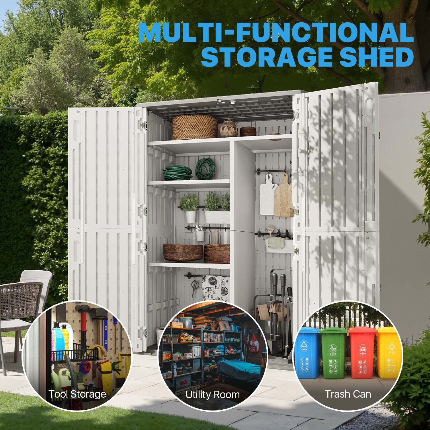 Sunmthink Z-MSD027-35GW Vinyl-Resin-Storage-Buildings - View #11