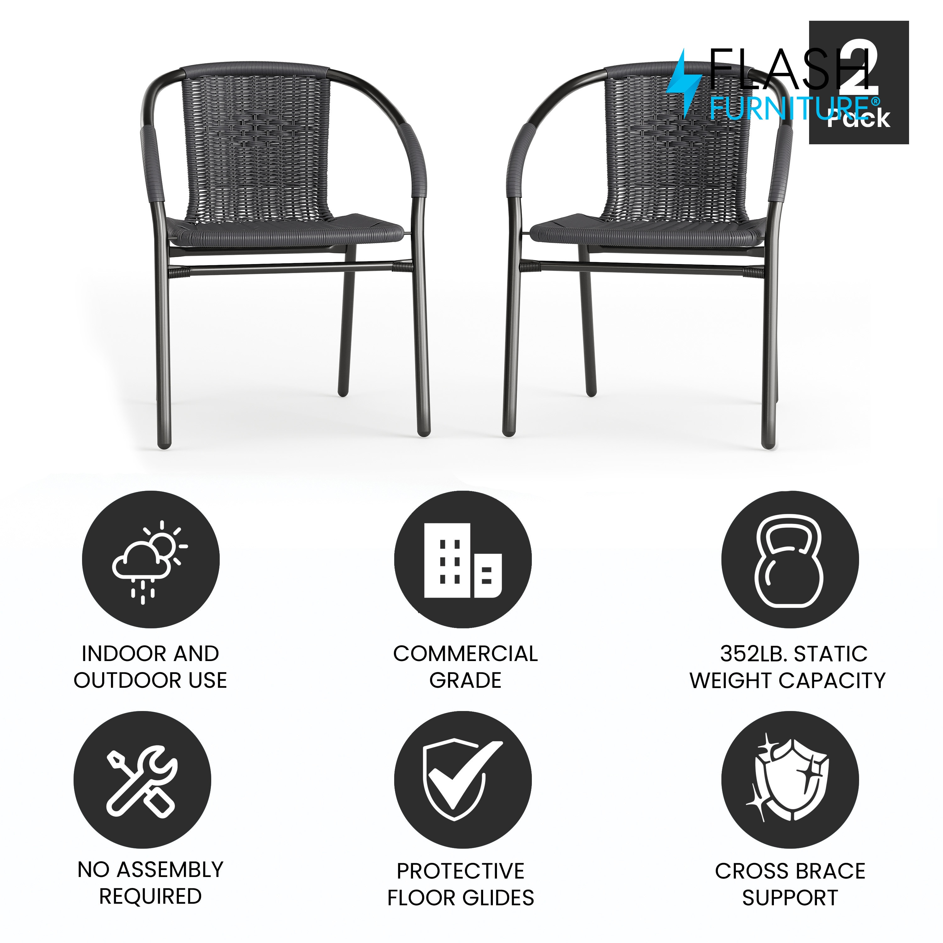 Flash Furniture 889142062271 Patio-Chairs - View #2