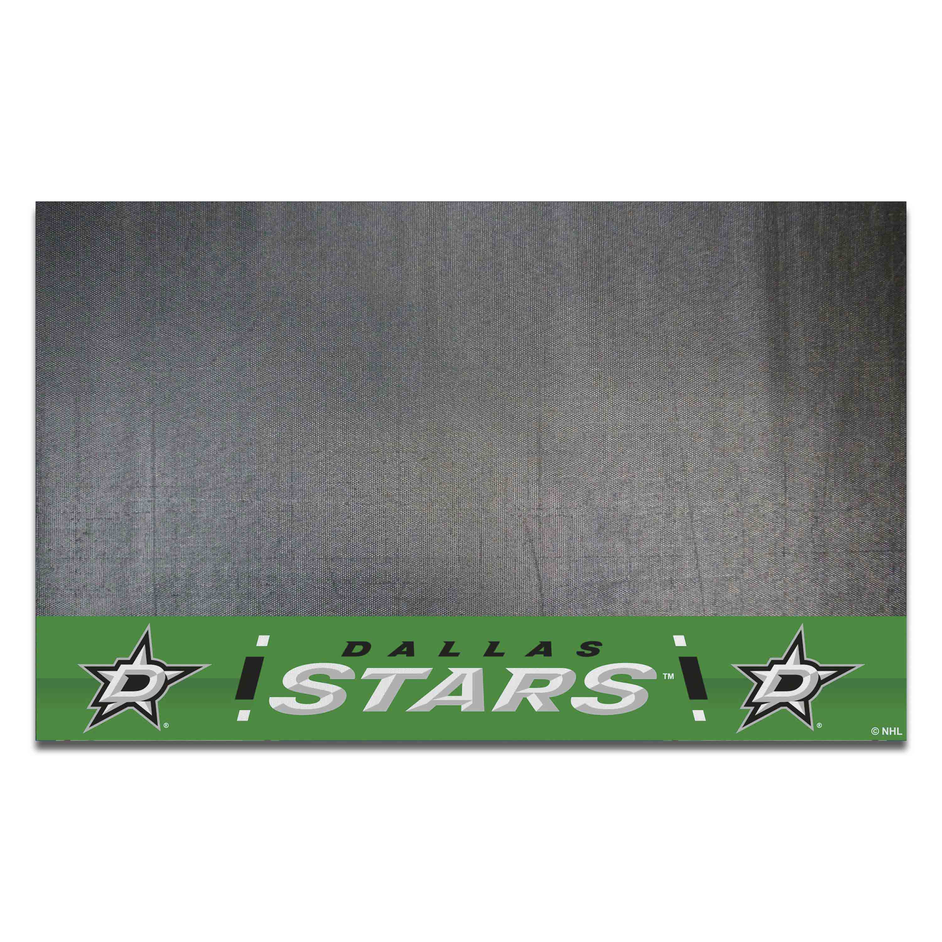 FANMATS 14233 Dallas Stars Grill Mat Black Vinyl Rectangular Grill Mat