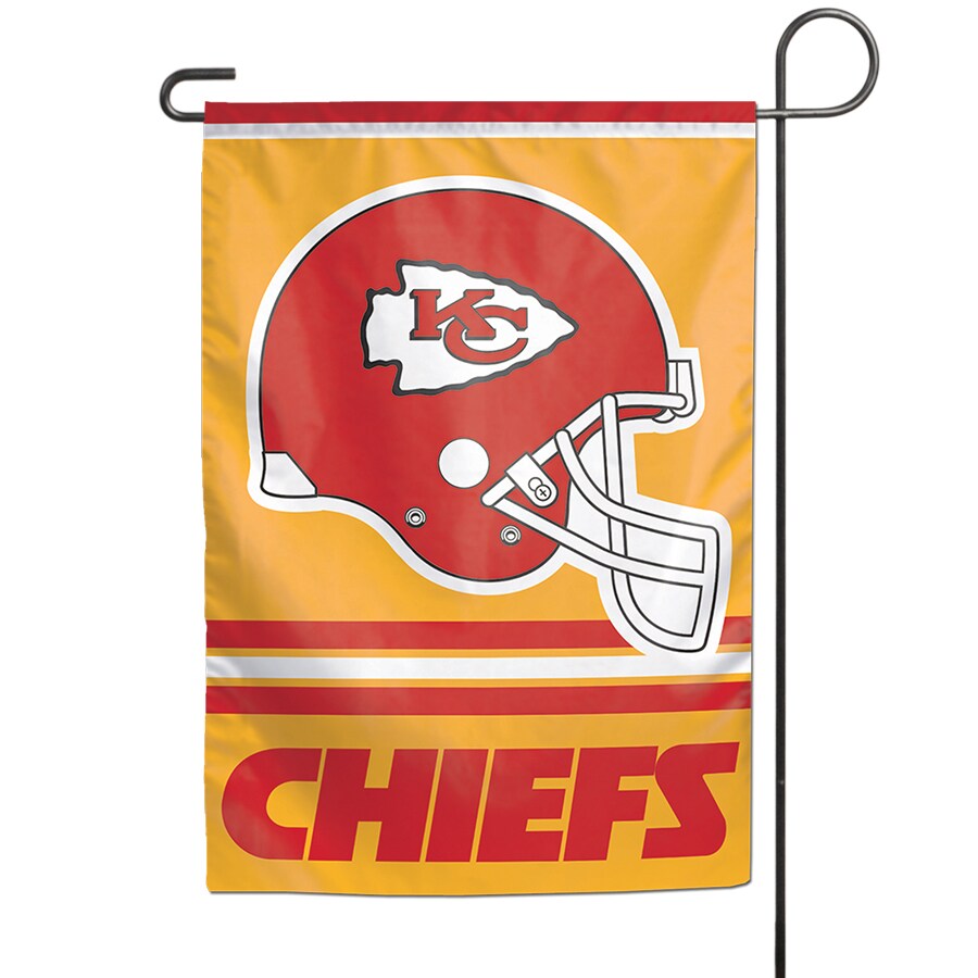 NFL Kansas City Chiefs Red Polyester Garden Flag