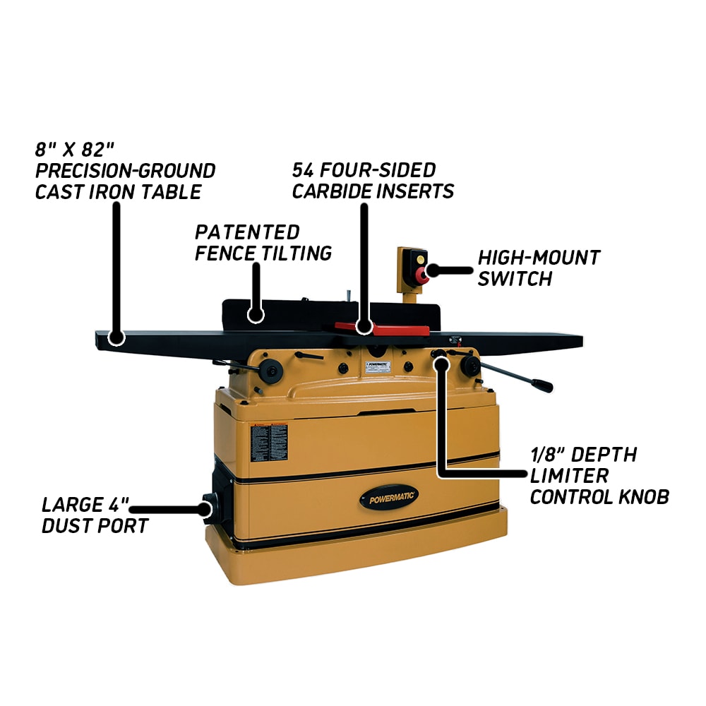 Powermatic 1610082T Bench-Jointers - View #2