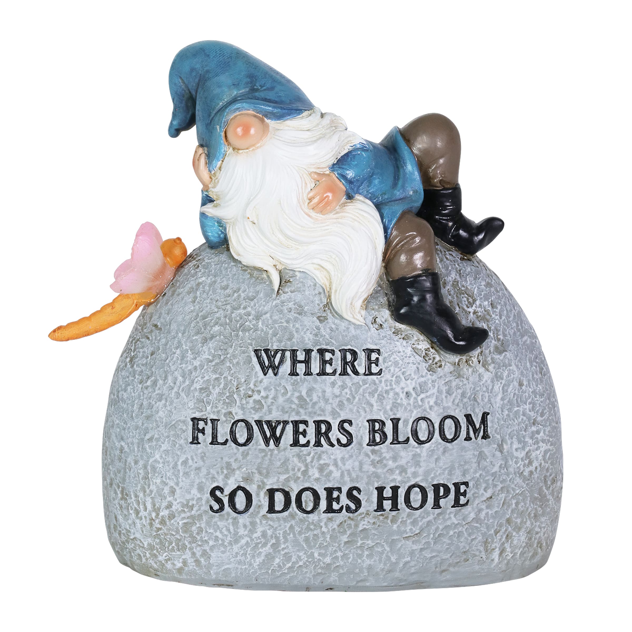 Exhart 73486-RS 5.31-Inches H x 2.76-Inches W Multiple colors/finishes Gnome Garden Statue