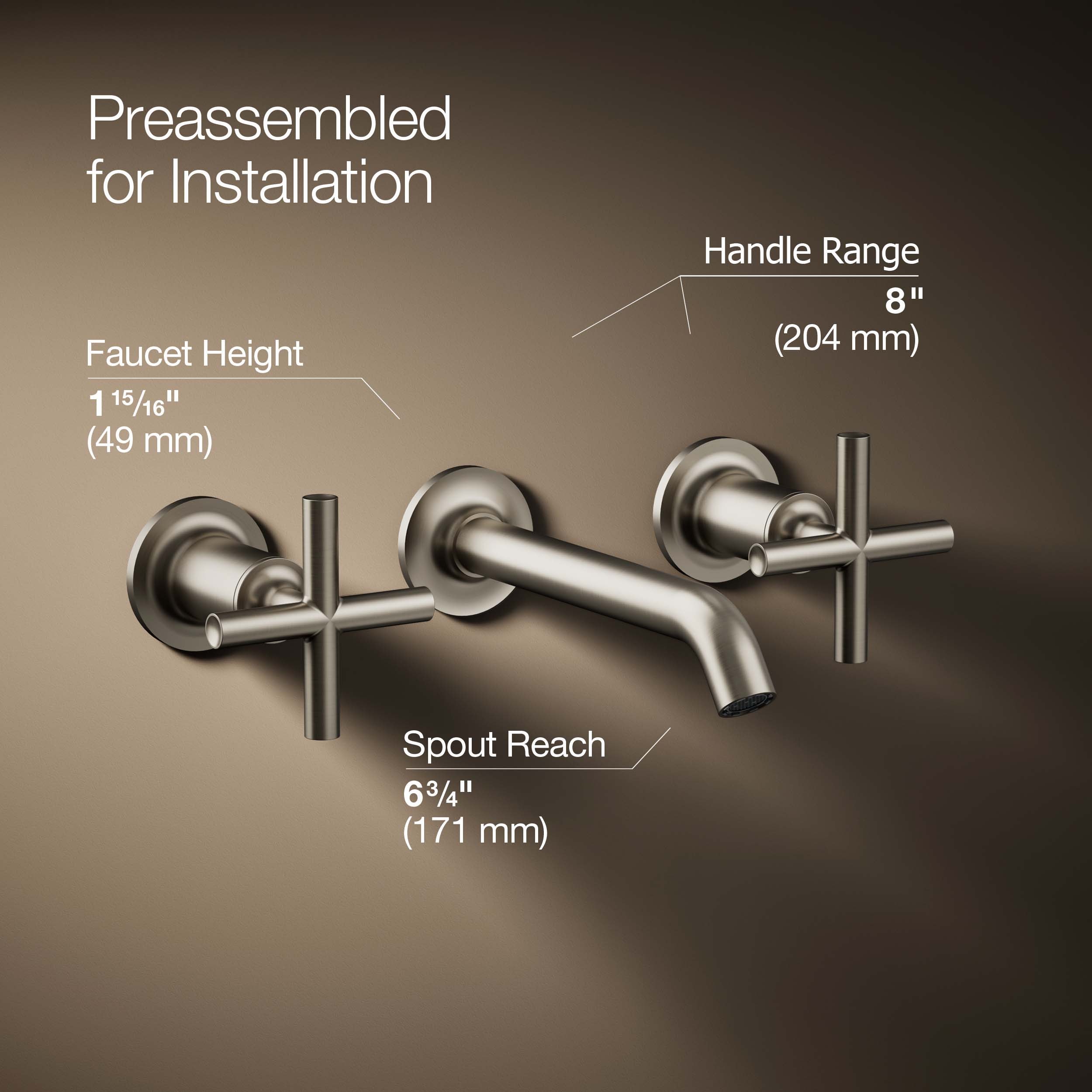 KOHLER T14413-3-BN Lavatory-Faucets - View #4