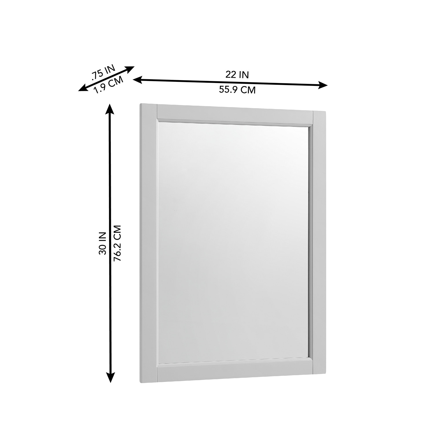 Style Selections 1211MR-22-242 Framed-Bath-Mirrors - View #7