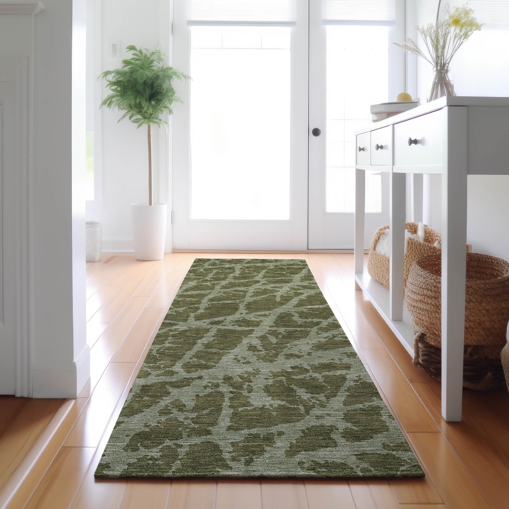 Addison Rugs AMF517BR8X10 Mayfield AMF517BR 8 x 10 (ft) Loomed Polyester Brown Rectangular Indoor Abstract Machine washable Area rug