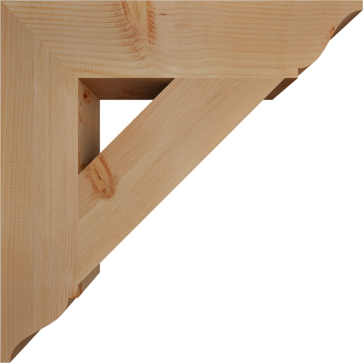 Ekena Millwork BKT06X28X28TRA01SDF Exterior-Brackets-Braces - View #3