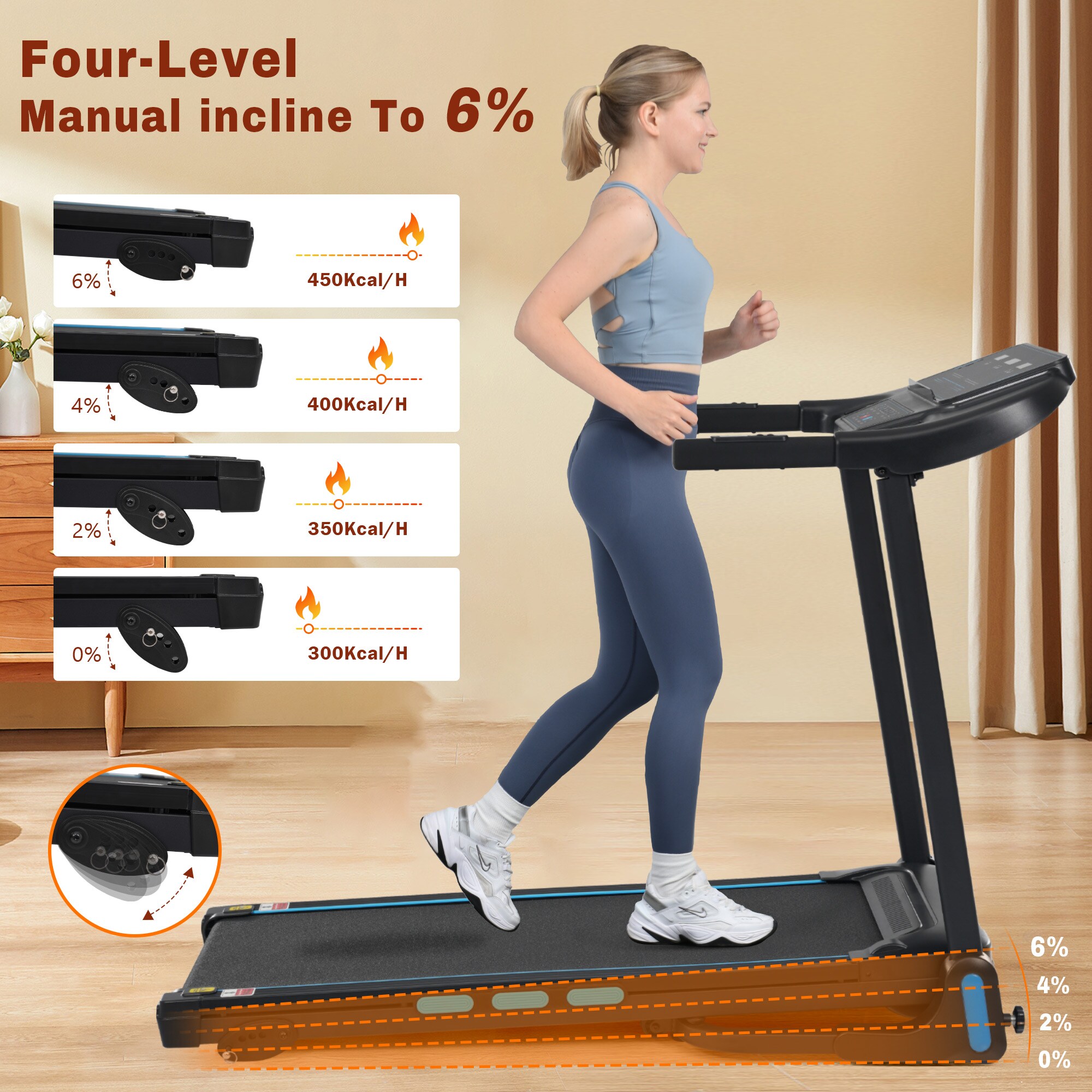 LOVMOR W1BXSLJ-65809 treadmills - View #2