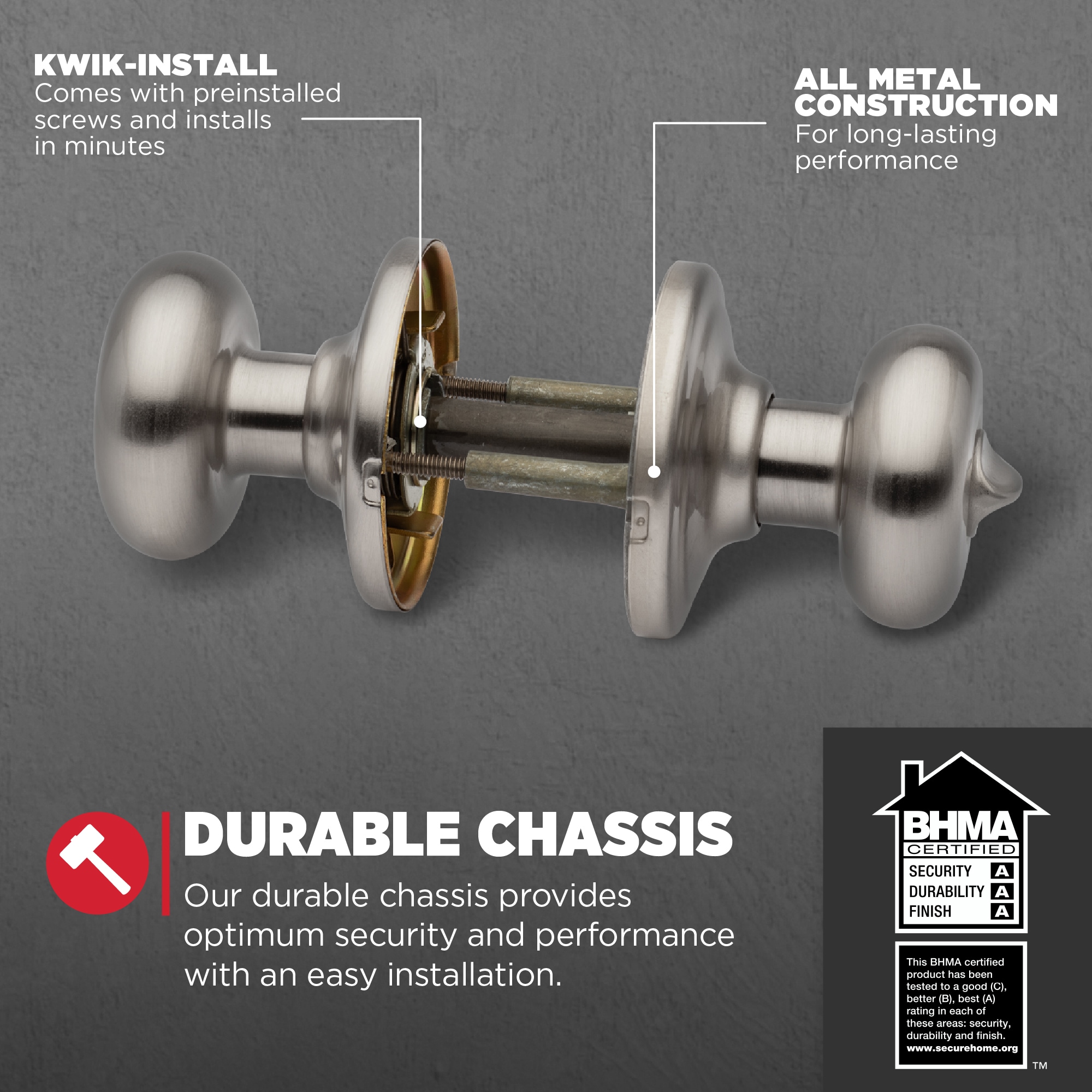 Kwikset Signature Series 730J 15 CP Door-Knobs - View #7