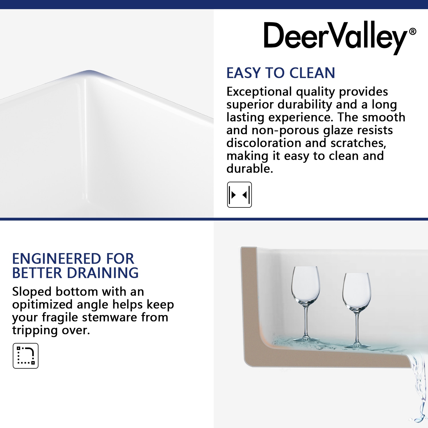 DeerValley DV-1K512 Kitchen-Sinks - View #4
