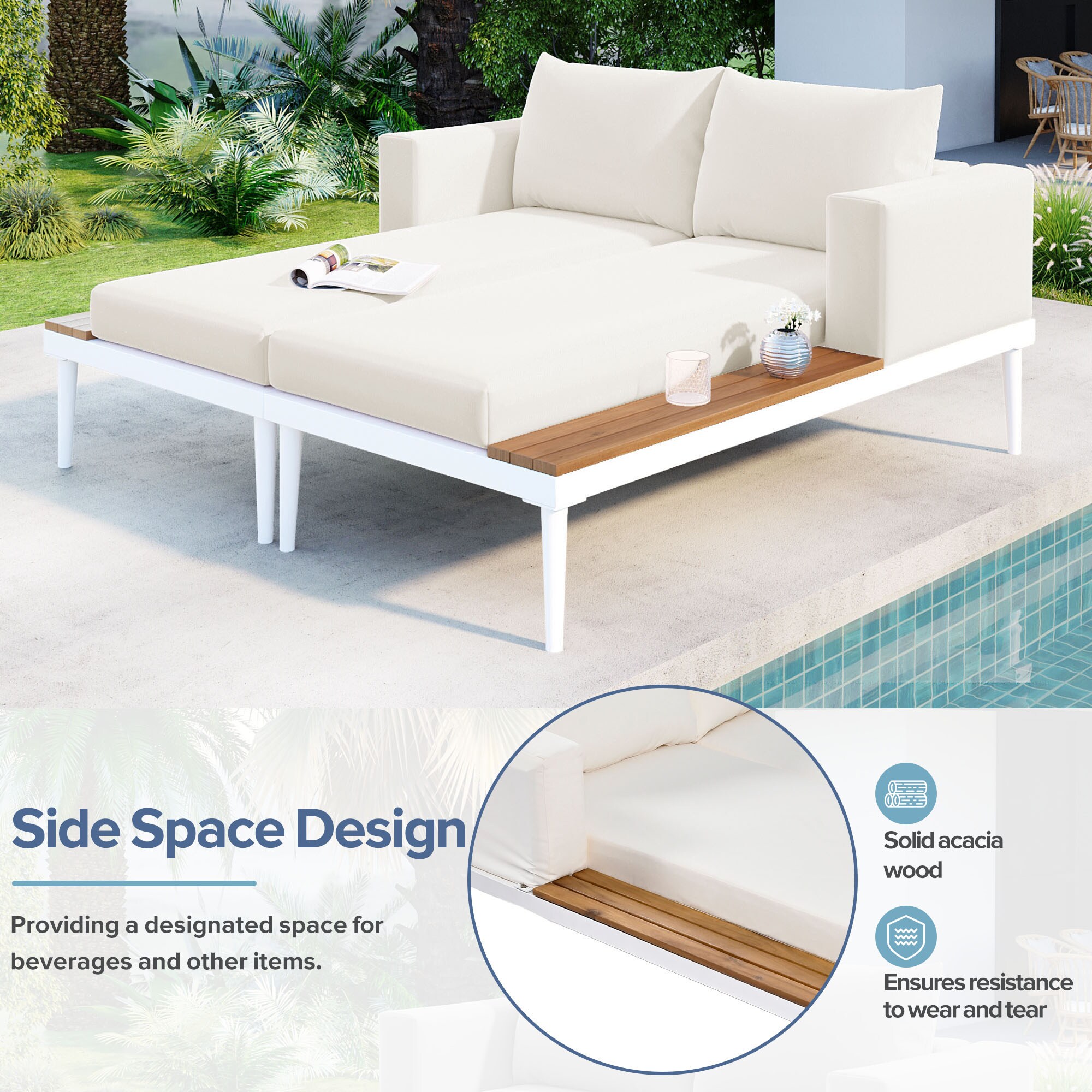CASAINC CA-3B205 Patio-Sofas-Daybeds - View #3