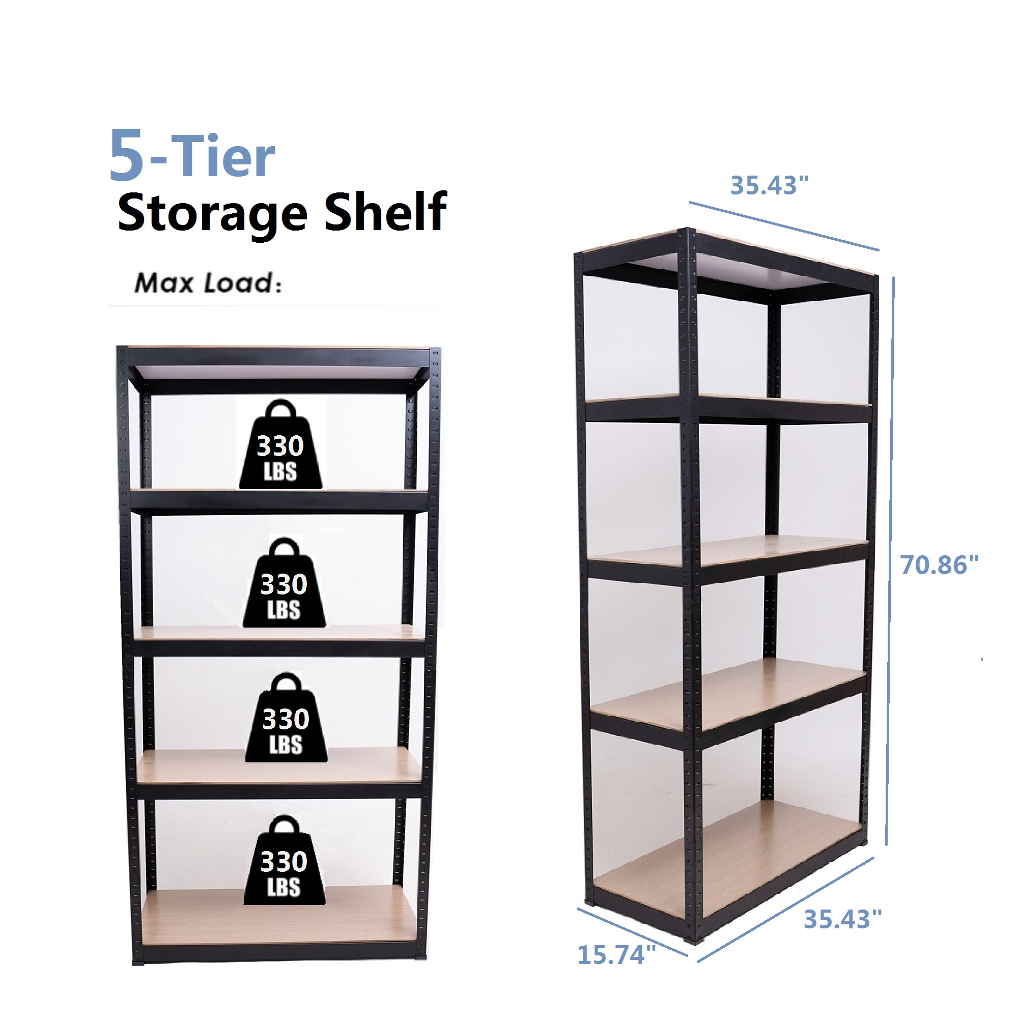 Sunrinx MG66-5-SN Free-Standing-Shelving - View #2