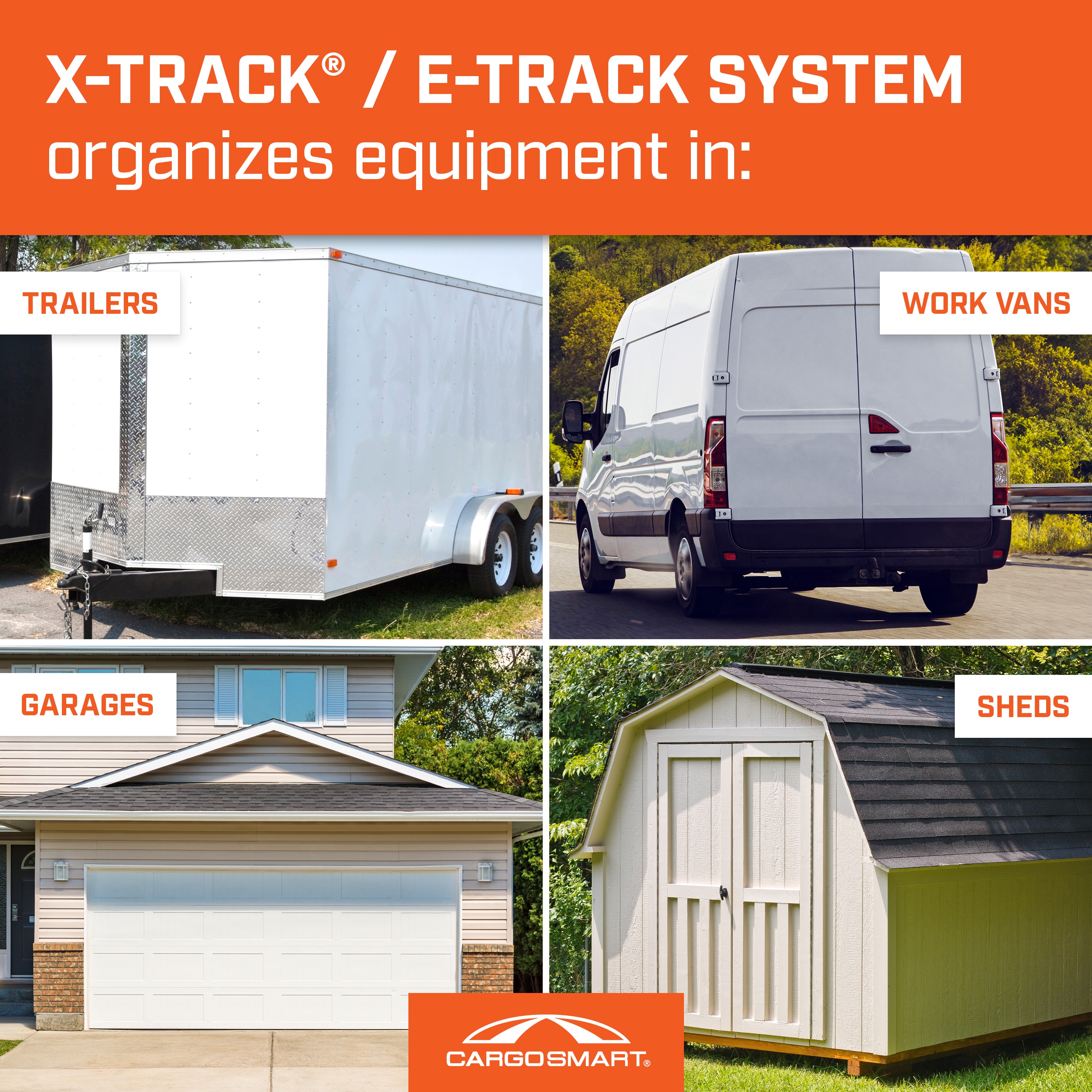 CargoSmart 1703 Garage-Storage-Rail-Sys-Acc - View #5