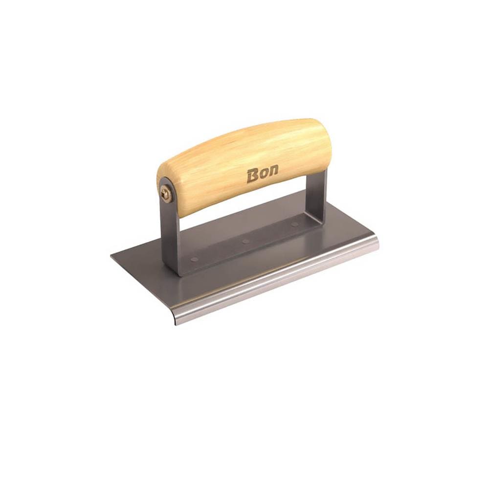 Bon Tool 12-438 6-Inches x 3-Inches Stainless steel Concrete Edger with 0.375-Inches Radius