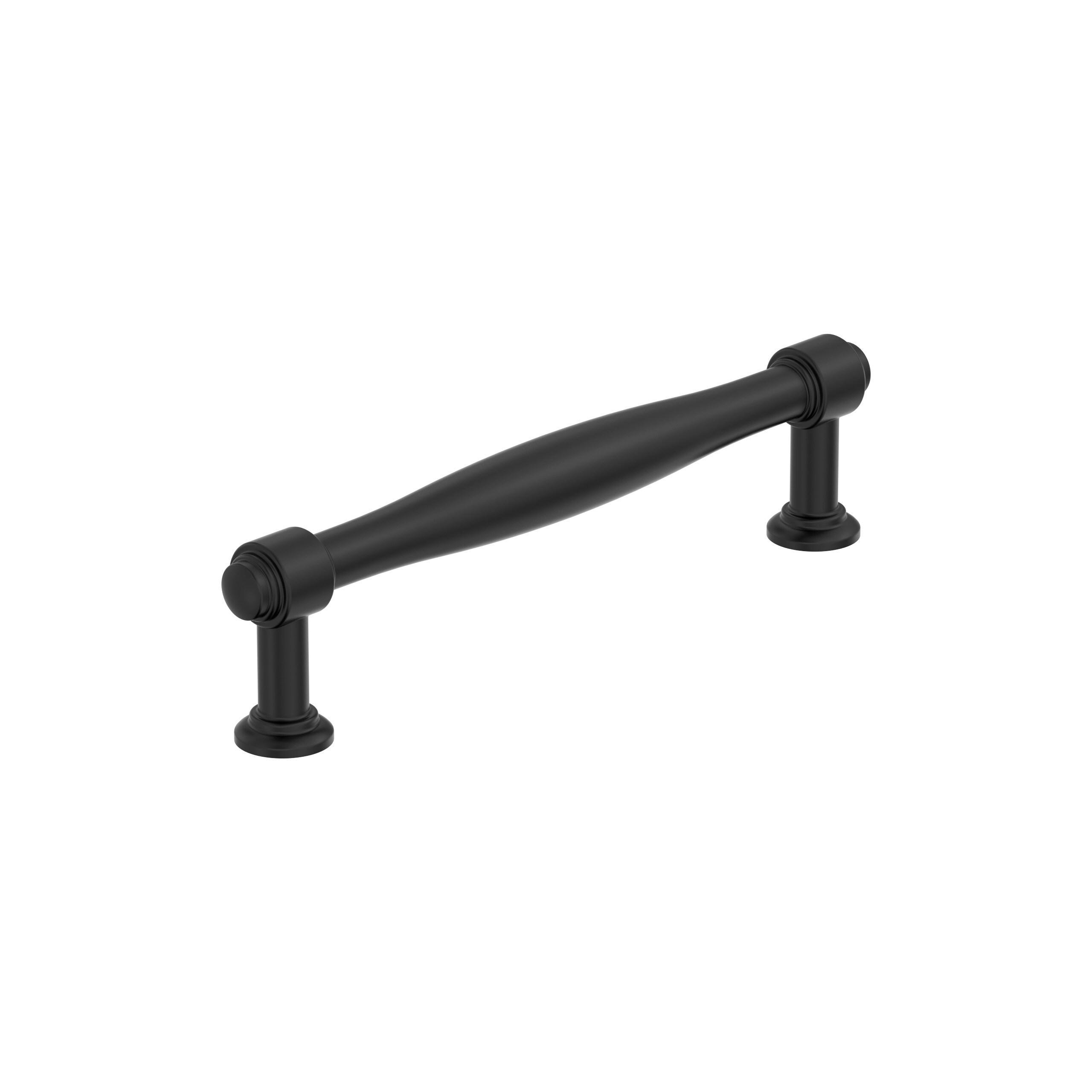Amerock BP37723MB Enlivity 5-1/16-in , 128mm Center to Center Matte Black Cylindrical Bar